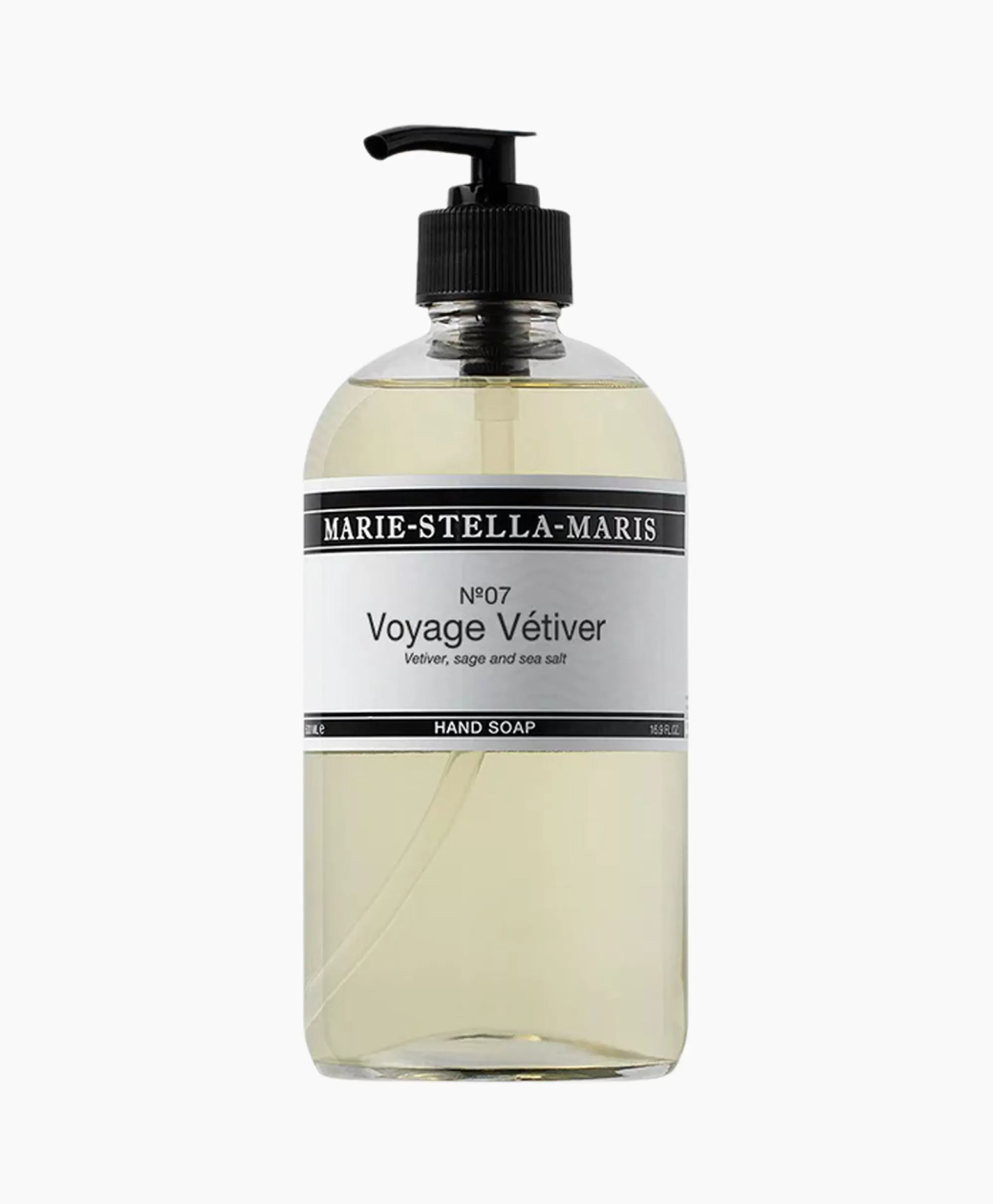 Lifestyle*Marie-stella-maris Hand Soap Voyage Vetiver 500 Ml Glass Diversen