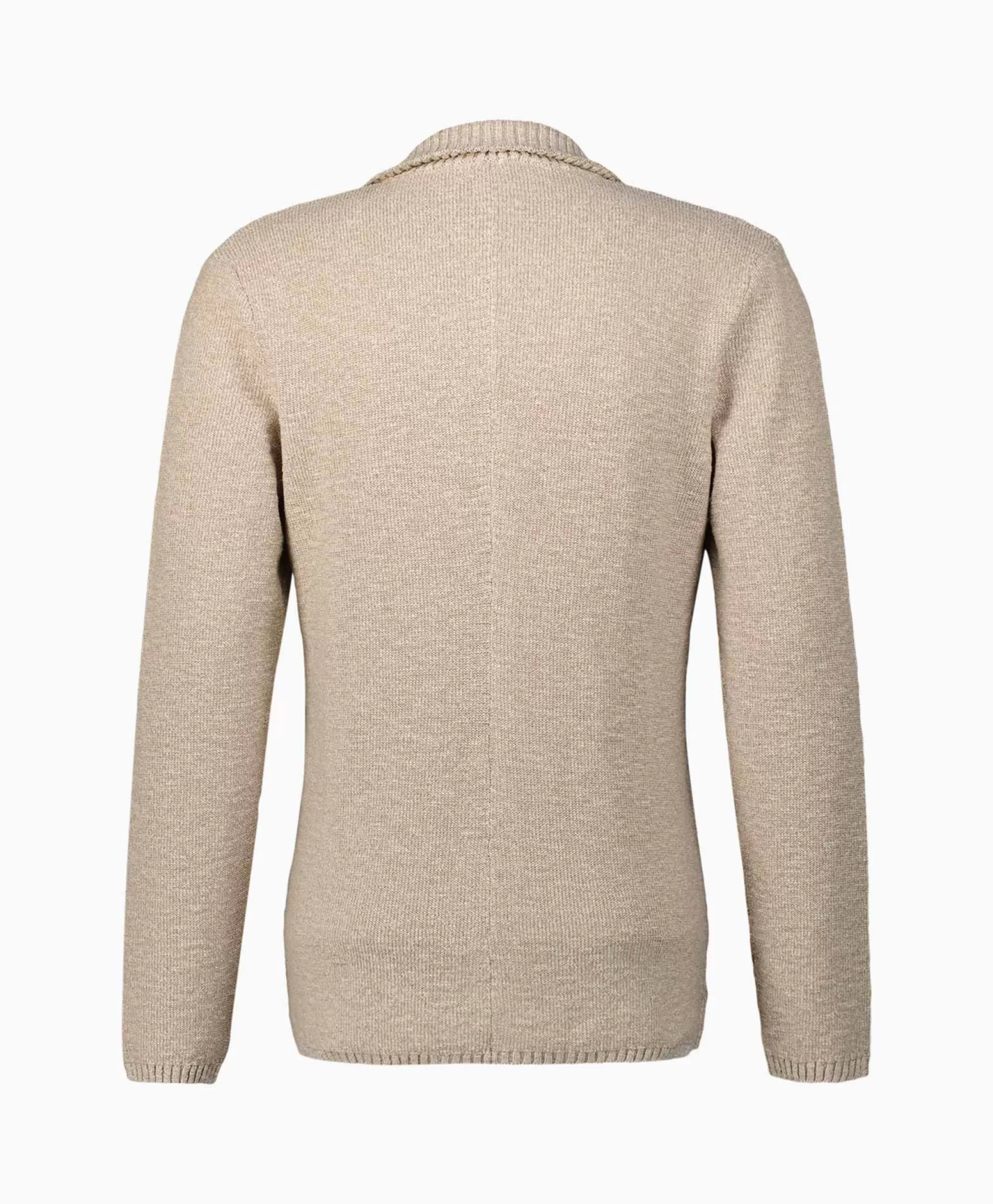 Jassen*Maurizio Baldassari Jack Knit With Rib Details Beige