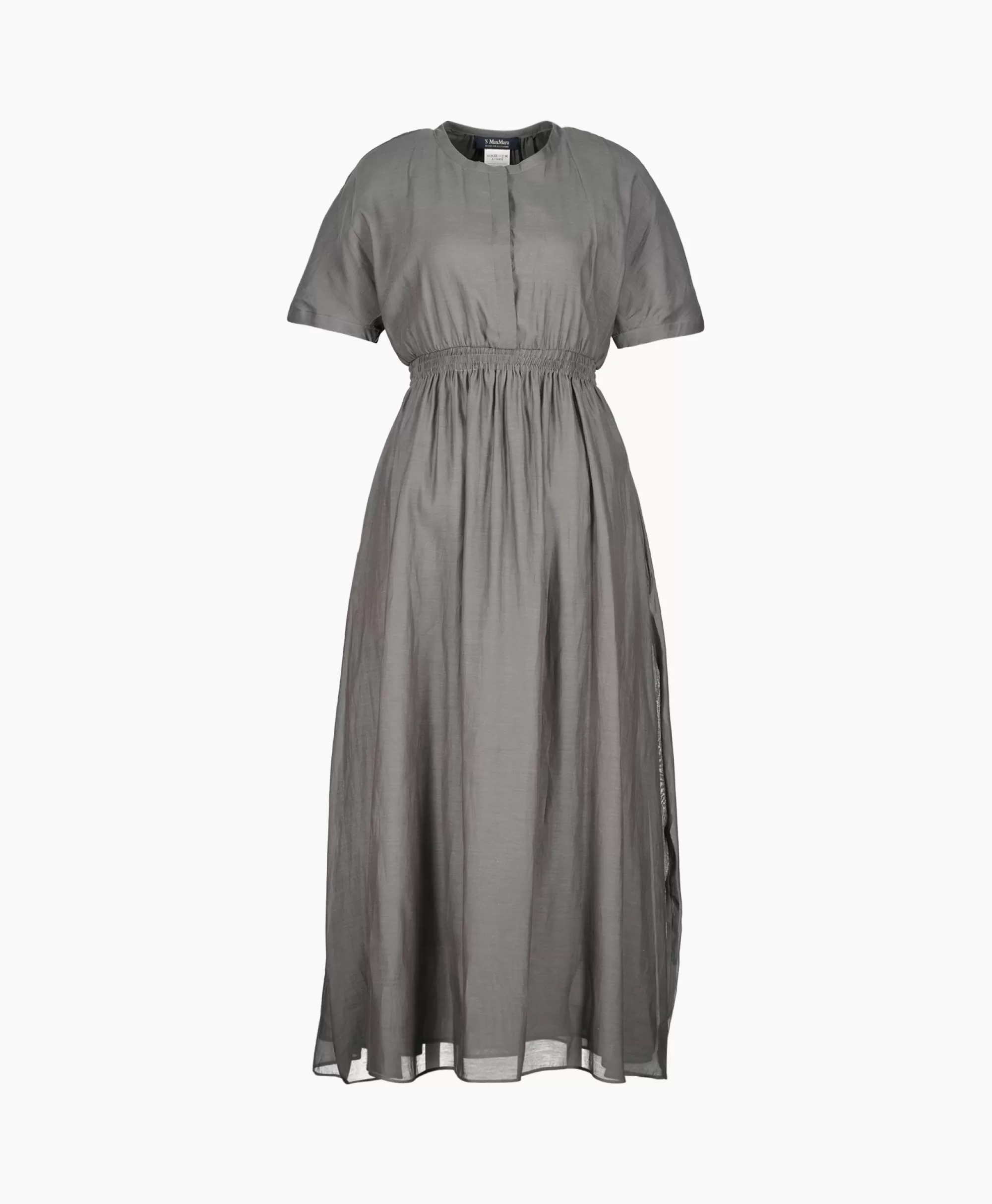 Jurken*Maxmara Maxi Jurk Ribes Taupe