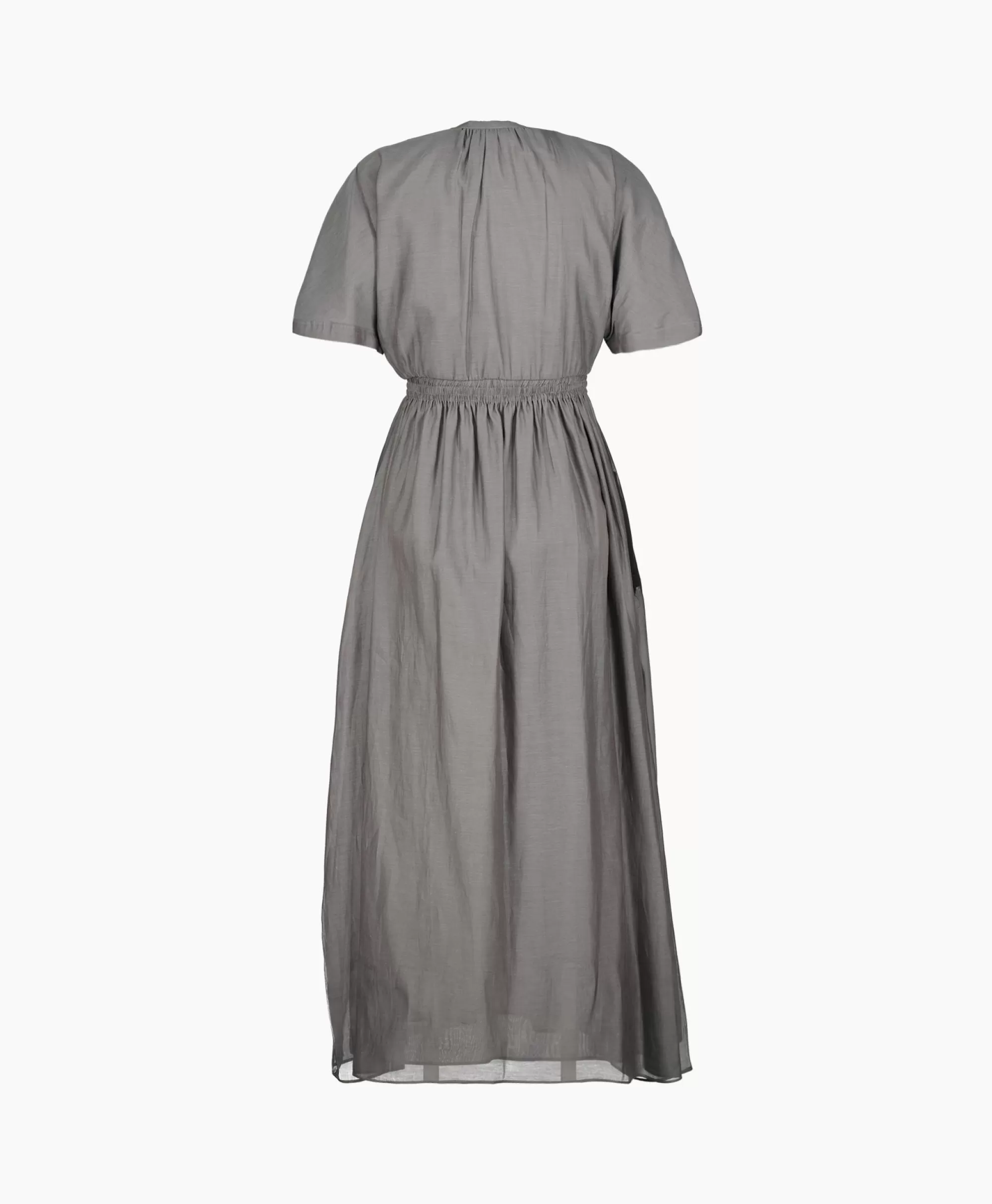 Jurken*Maxmara Maxi Jurk Ribes Taupe