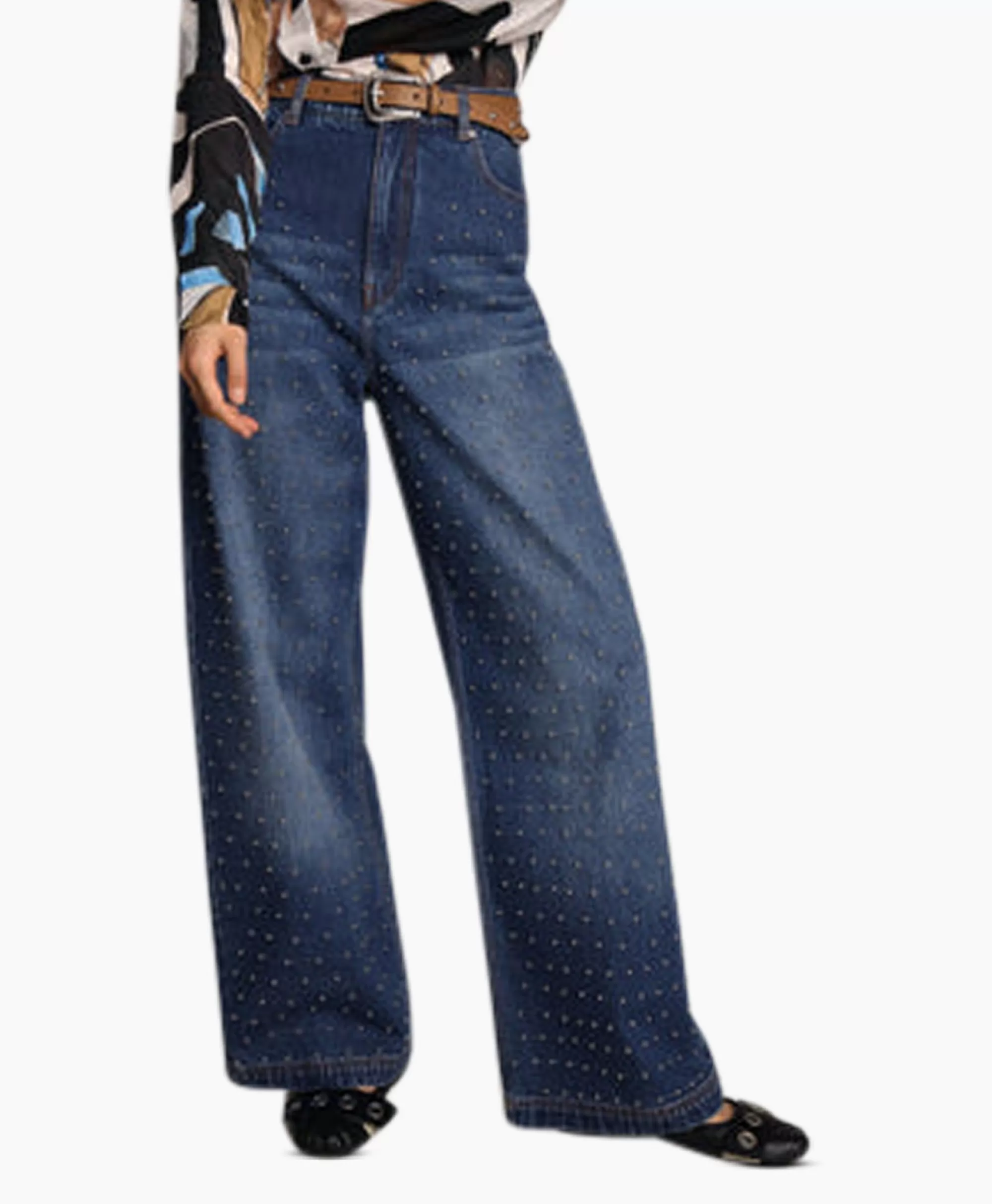 Broeken*Munthe Jeans Lacubu Blauw