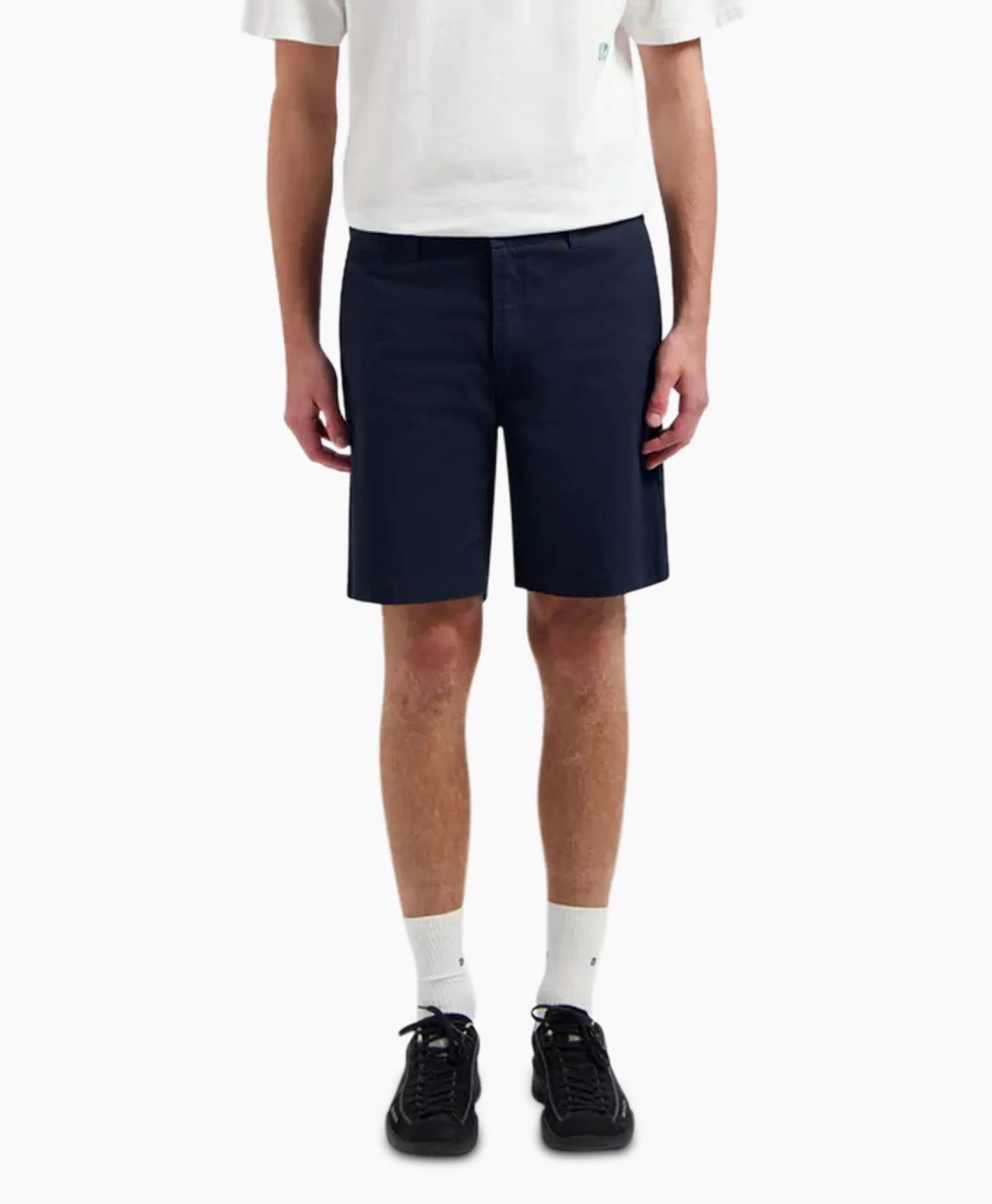 Broeken*Olaf Hussein Korte Broek Utility Donker Blauw