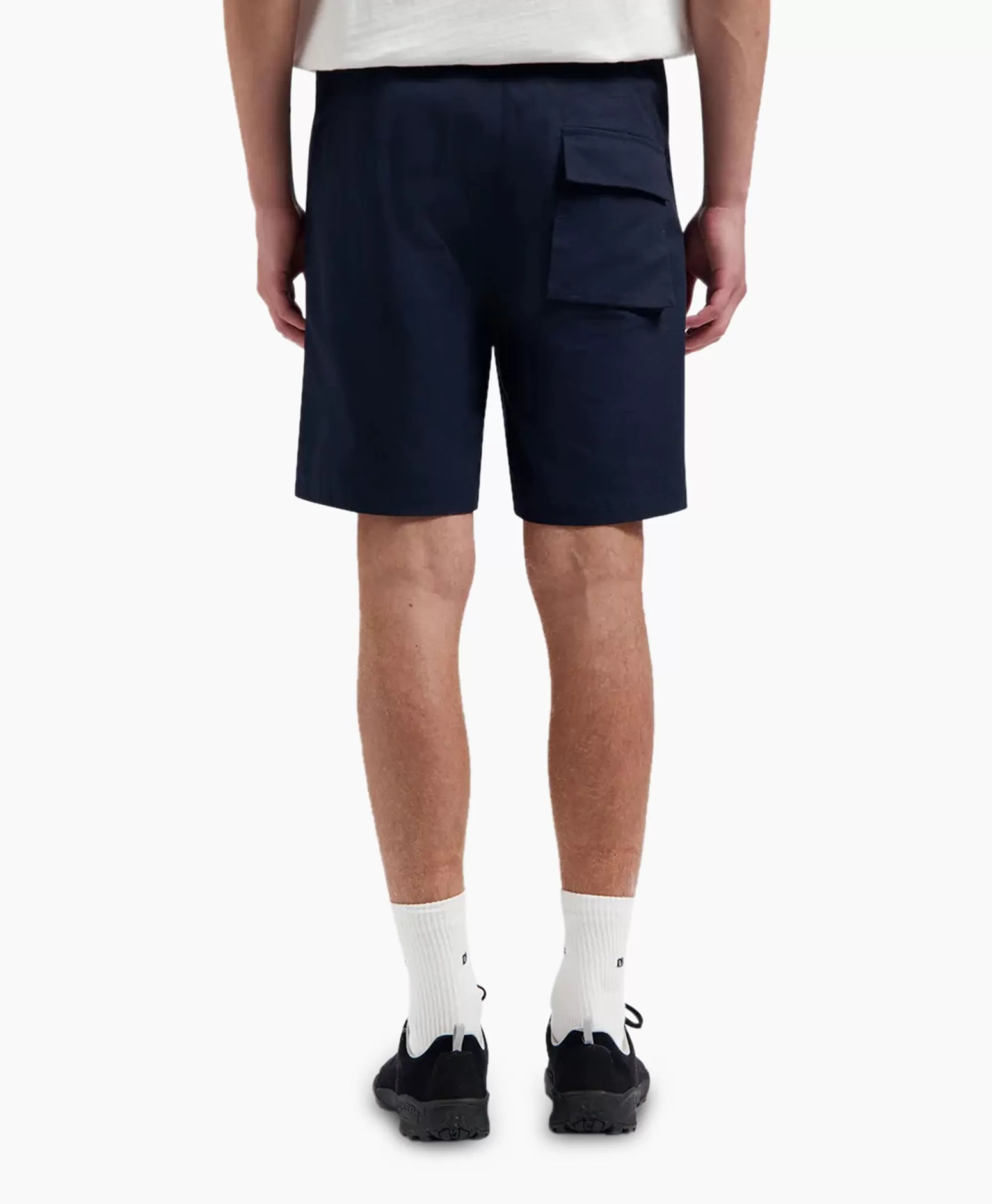 Broeken*Olaf Hussein Korte Broek Utility Donker Blauw