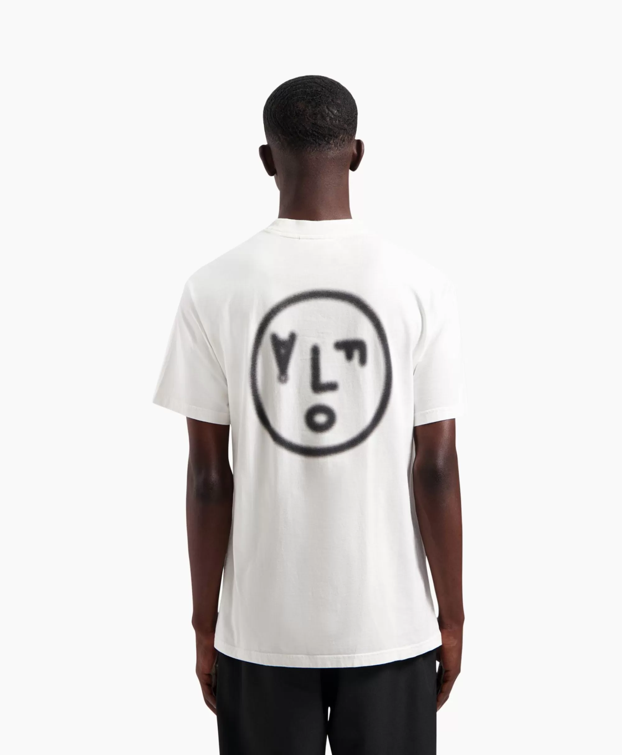 T-Shirts*Olaf Hussein T-Shirt Blur Face Wit