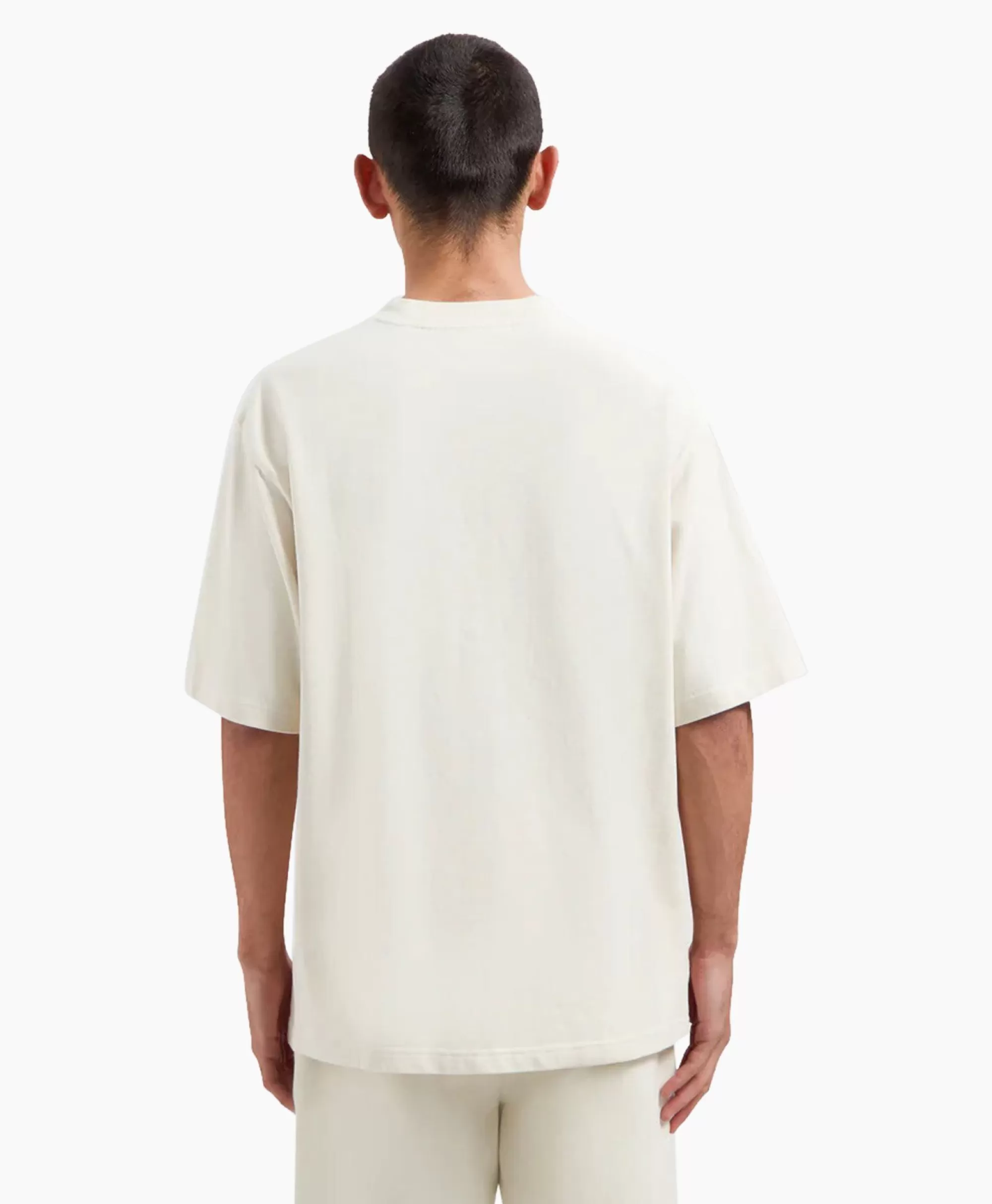 T-Shirts*Olaf Hussein T-Shirt Korte Mouw Studio Off White