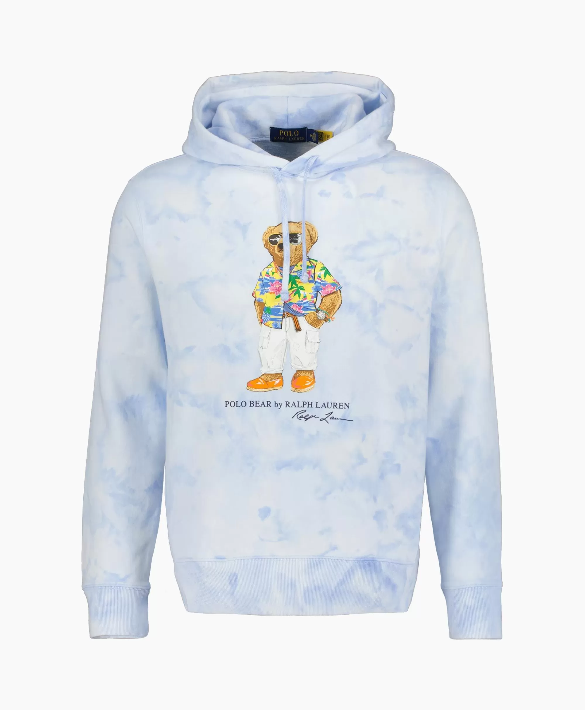 Truien*Ralph Lauren Hoodie Riviera Bear Licht Blauw