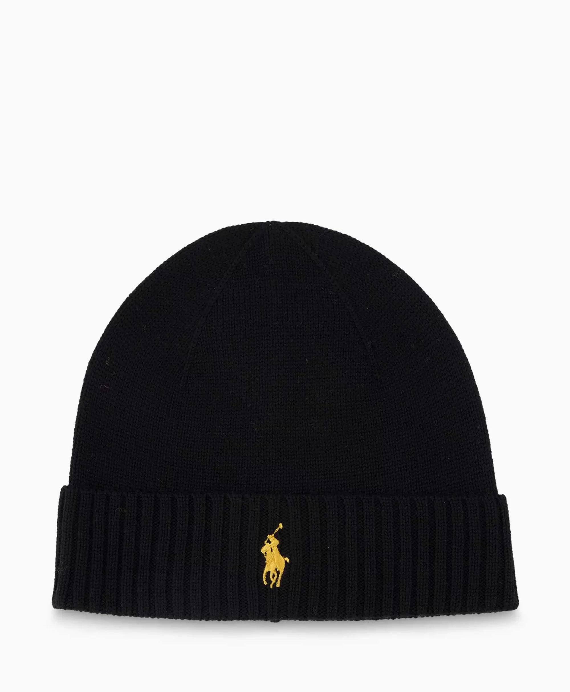 Mutsen*Ralph Lauren Muts Cold Weather Zwart Dessin