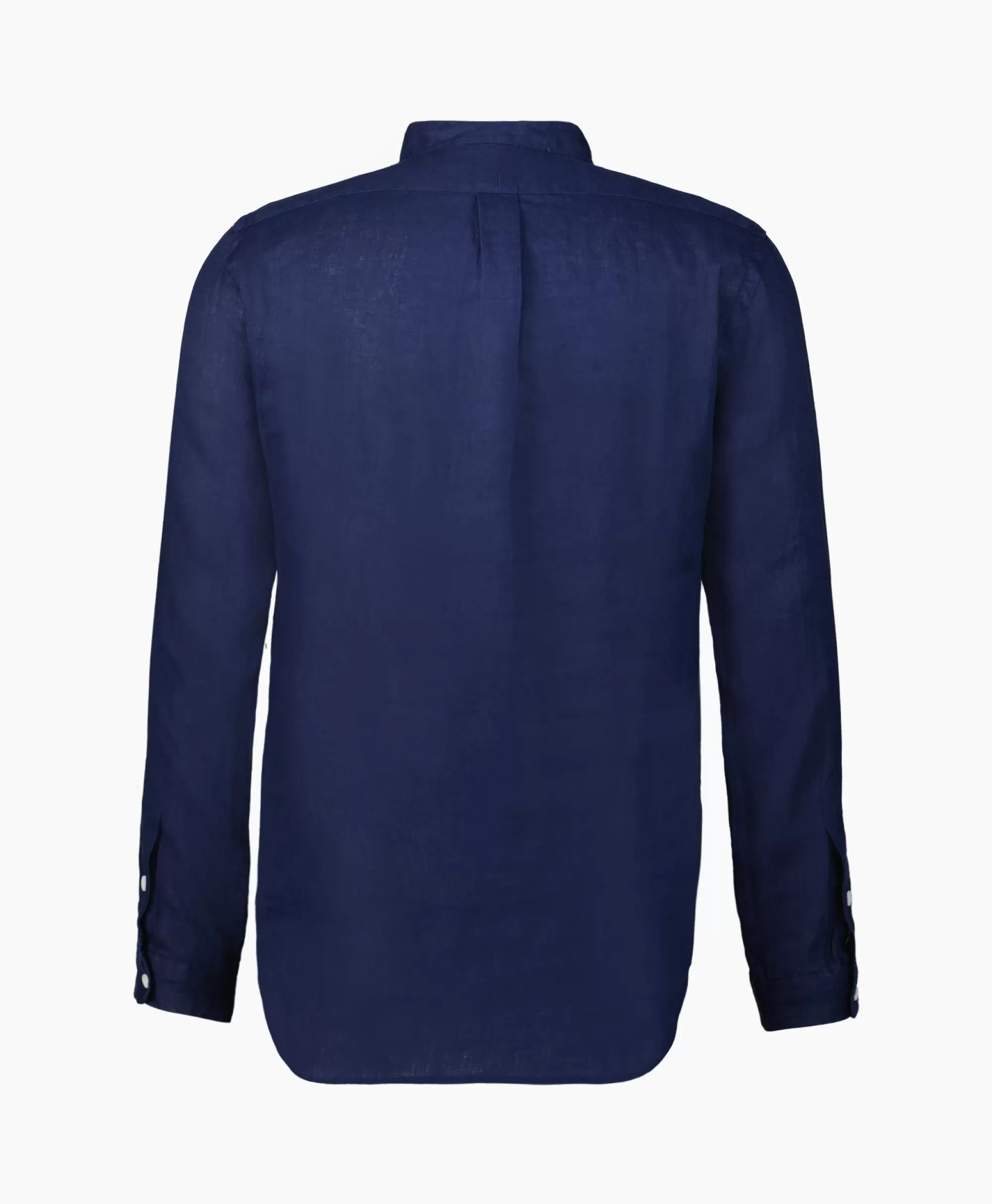 Overhemden*Ralph Lauren Overhemd Pd Linen Donker Blauw