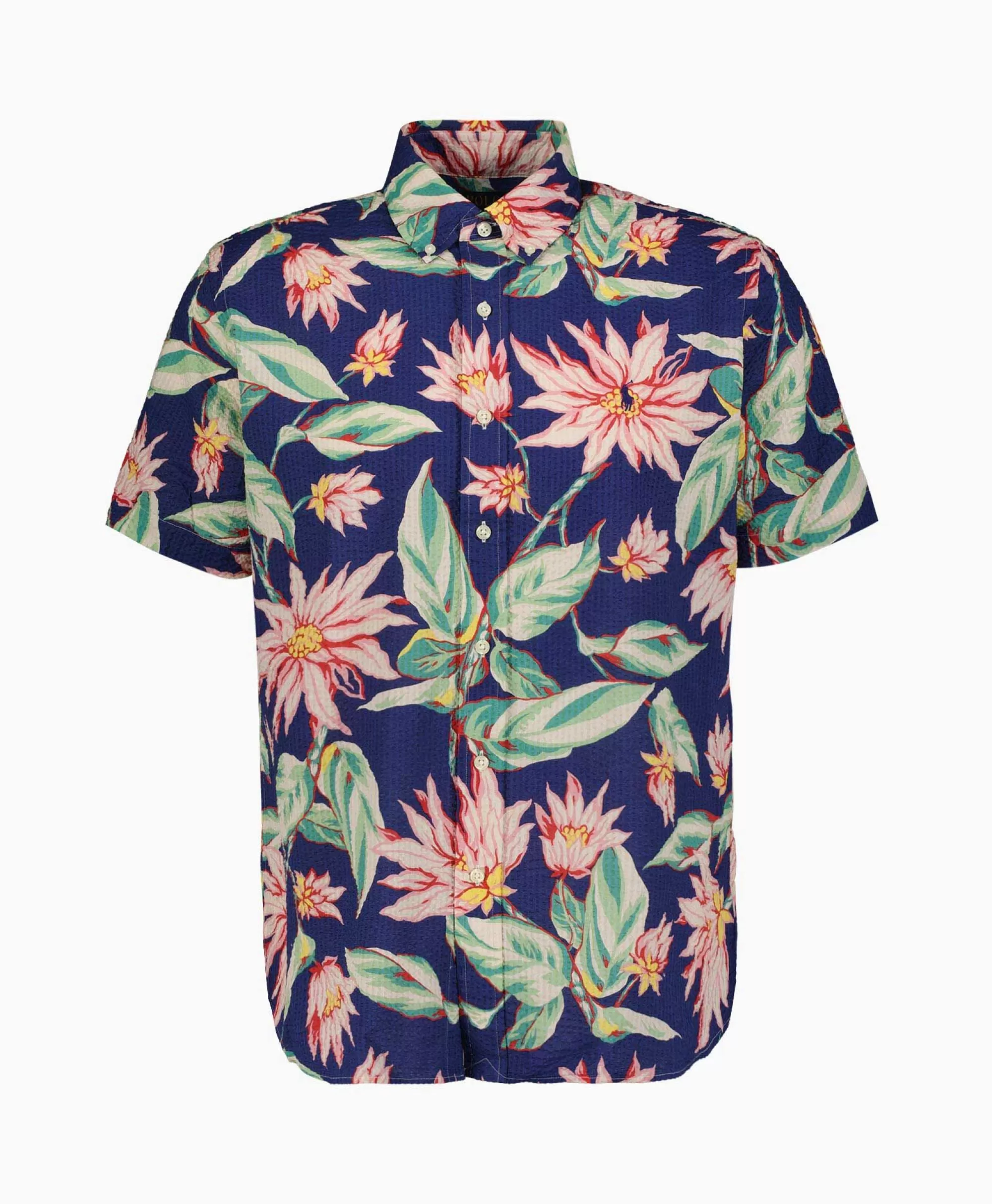 Overhemden*Ralph Lauren Overhemd Short Sleeve Tropical Groen