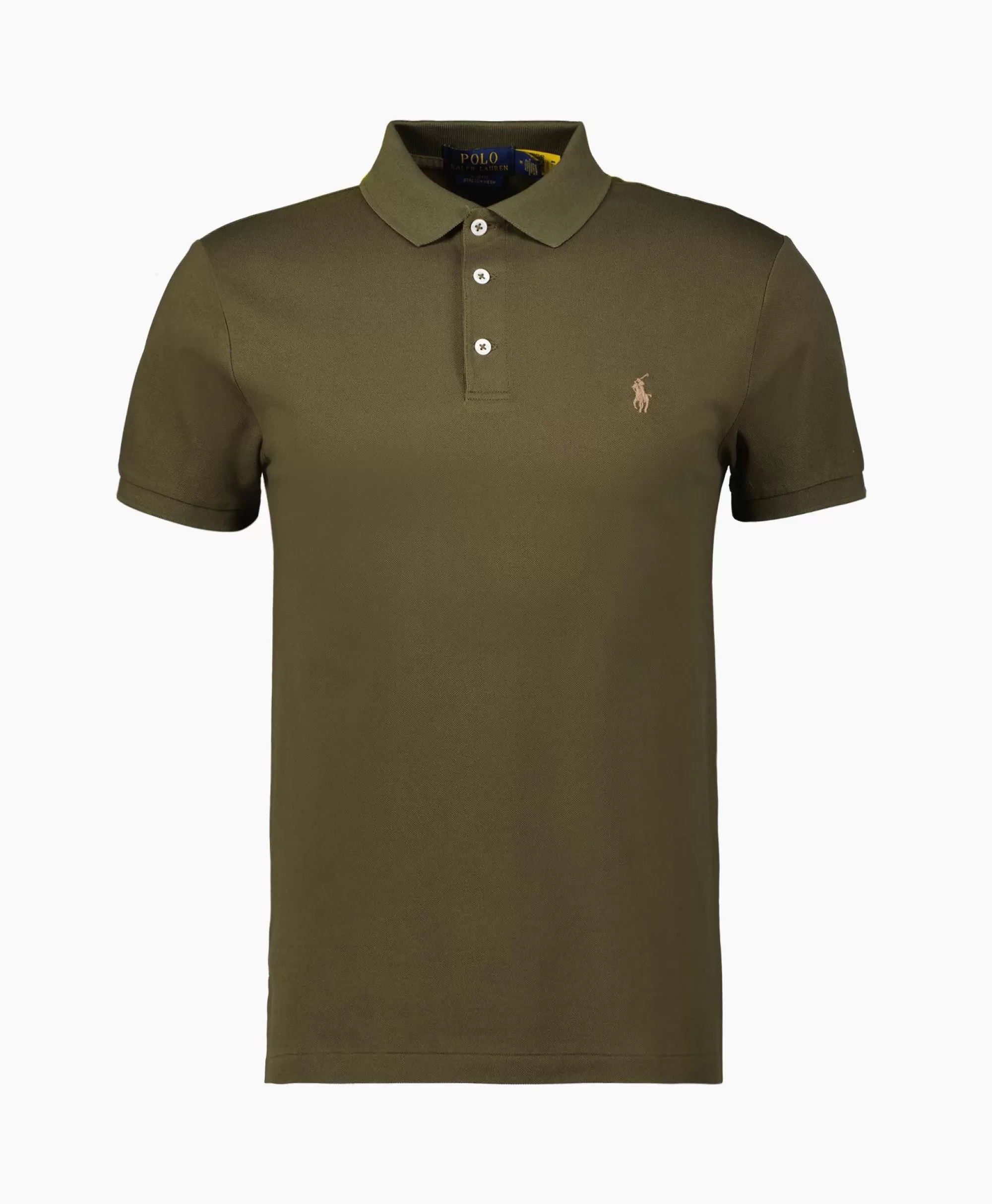 Polo'S*Ralph Lauren Polo Short Sleeve Knit Olijf