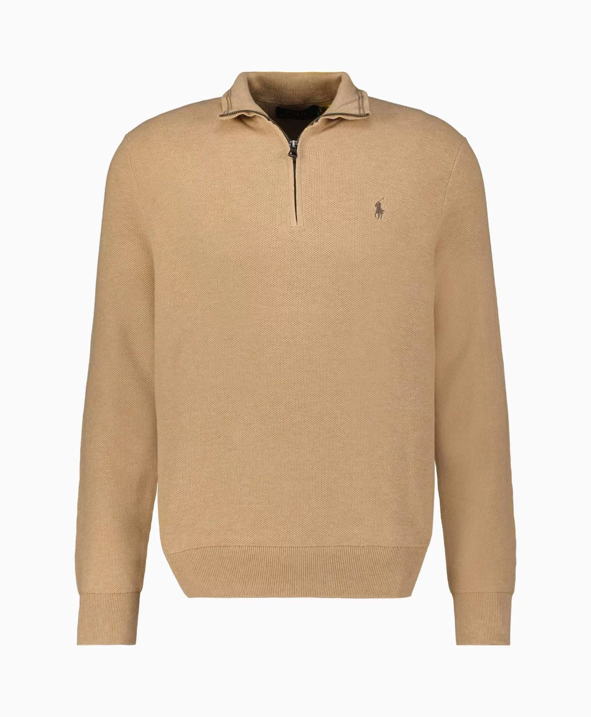 Truien*Ralph Lauren Pullover Quarterzip Cotton Beige