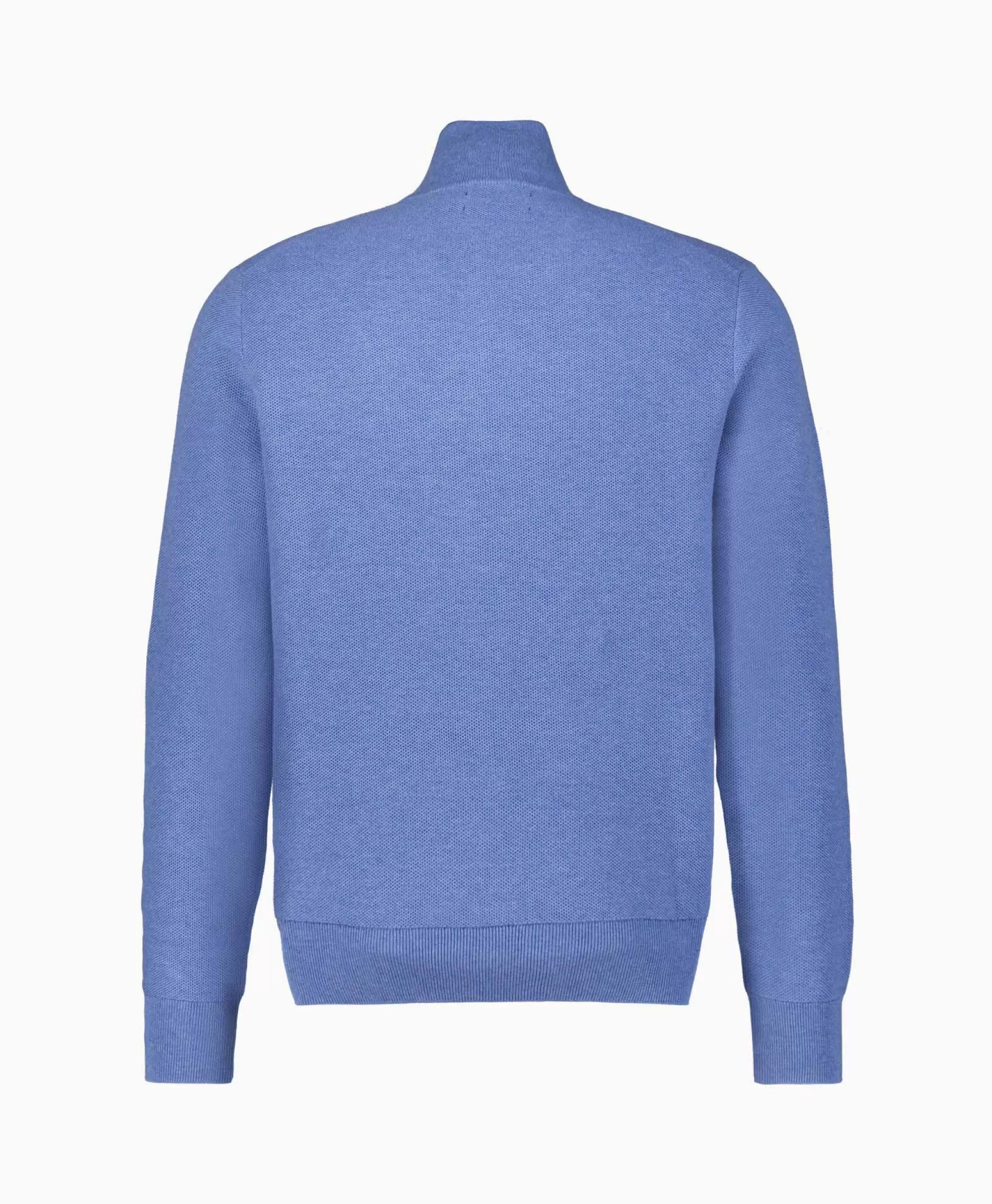 Truien*Ralph Lauren Pullover Quarterzip Cotton Blauw