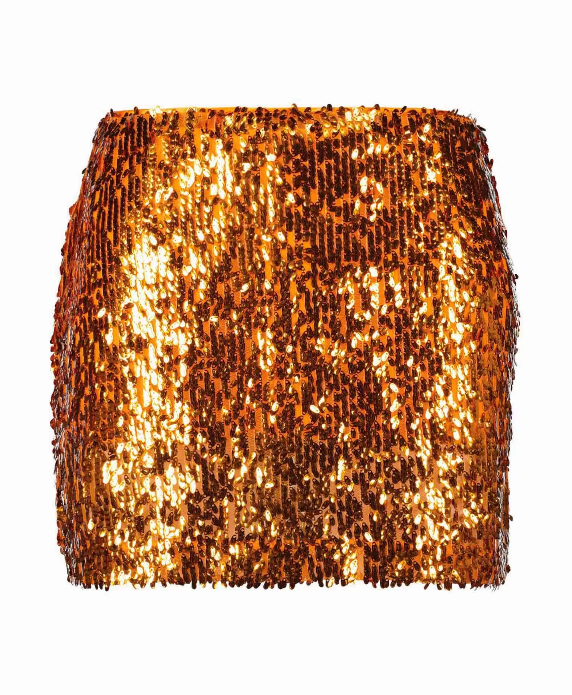 Rokken*Rotate Minirok Sequins Mini Oranje