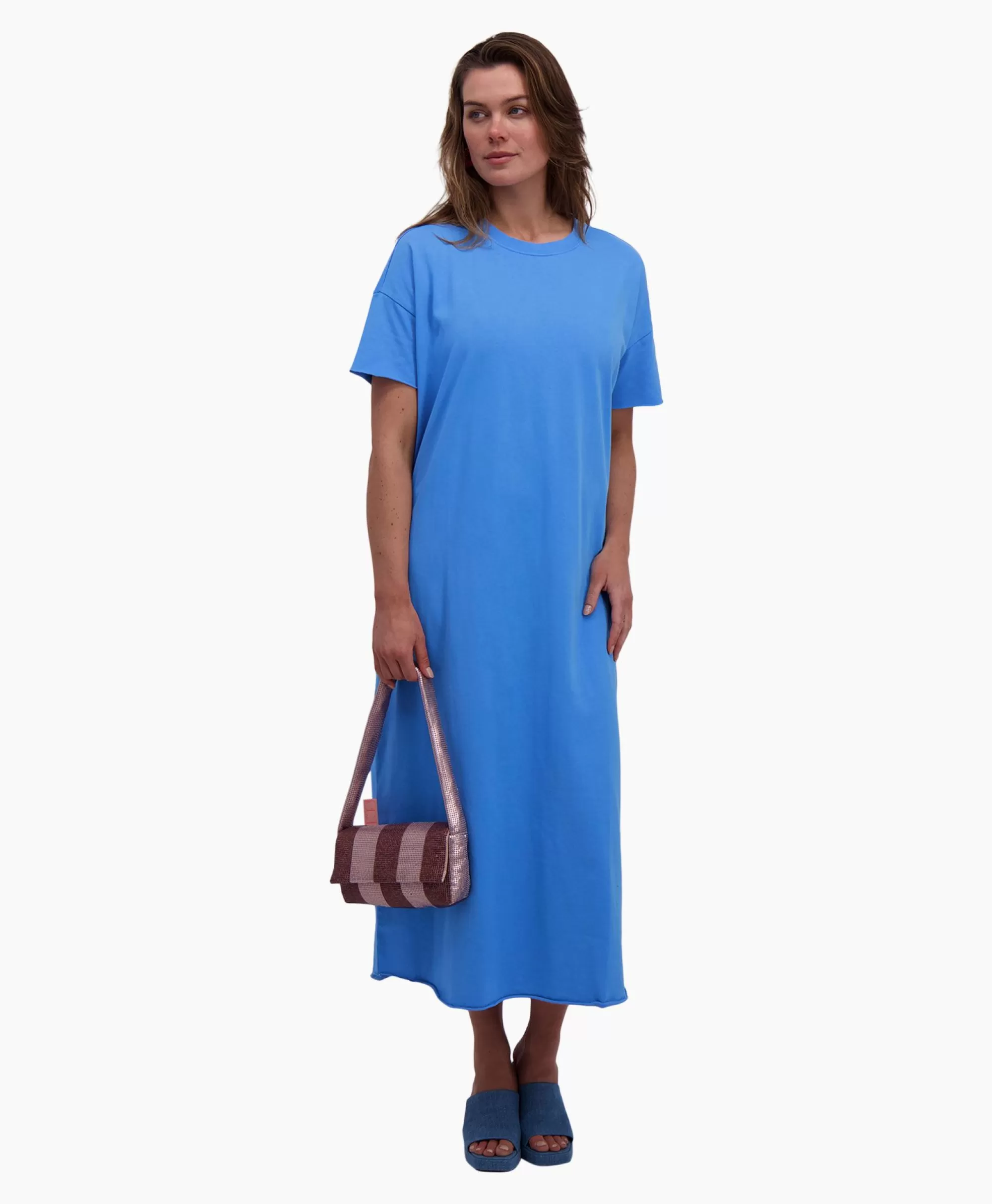 Jurken*Sea Me Happy Maxi Jurk Gigi Blauw