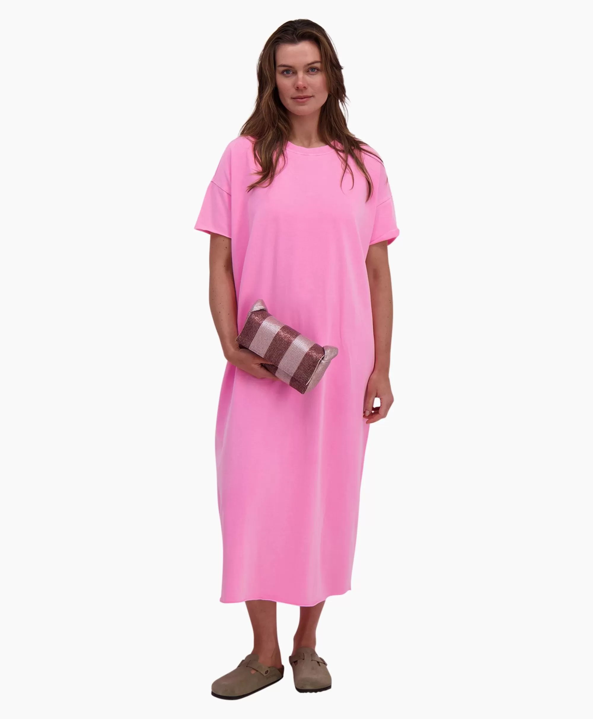 Jurken*Sea Me Happy Maxi Jurk Gigi Pink