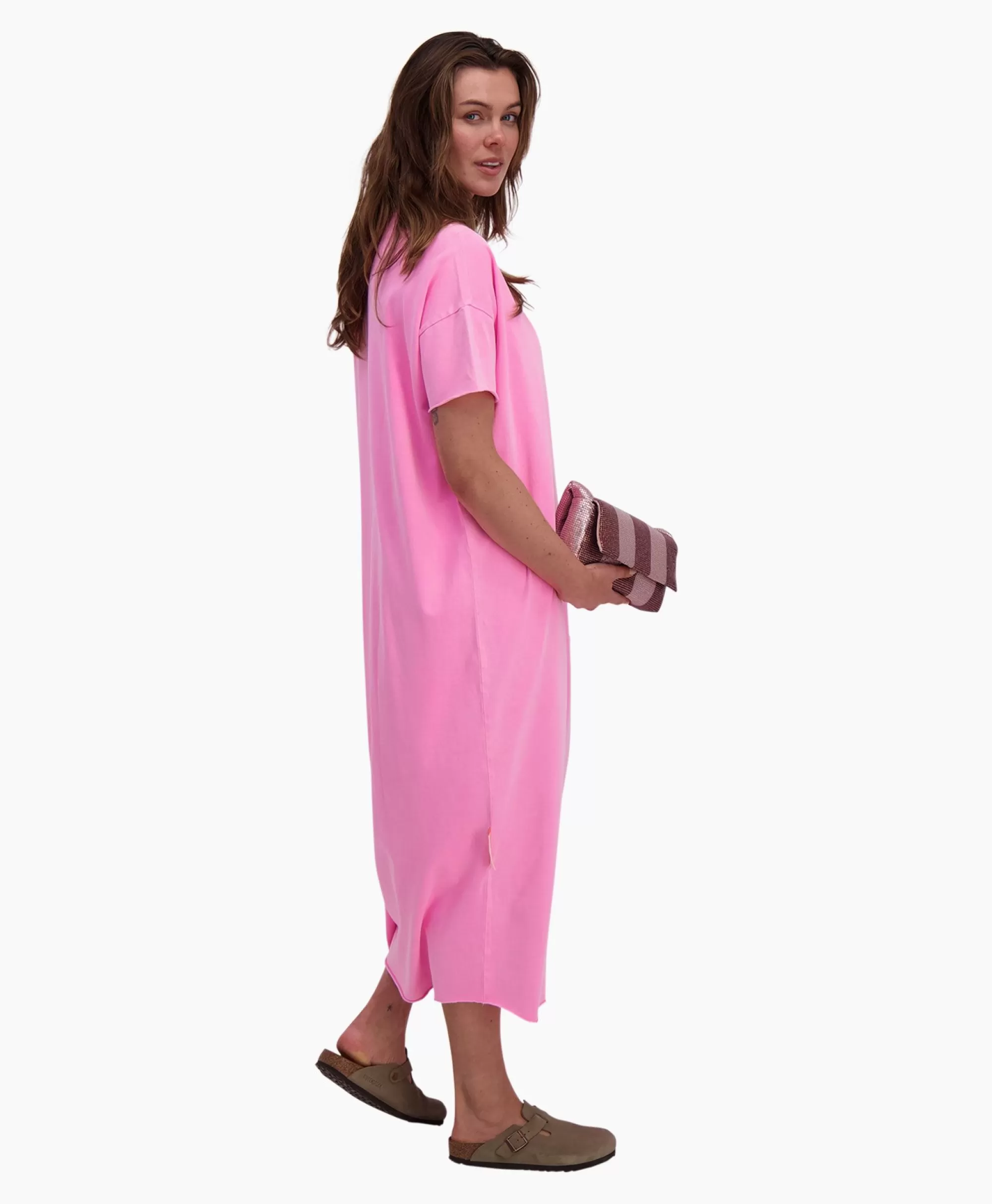 Jurken*Sea Me Happy Maxi Jurk Gigi Pink