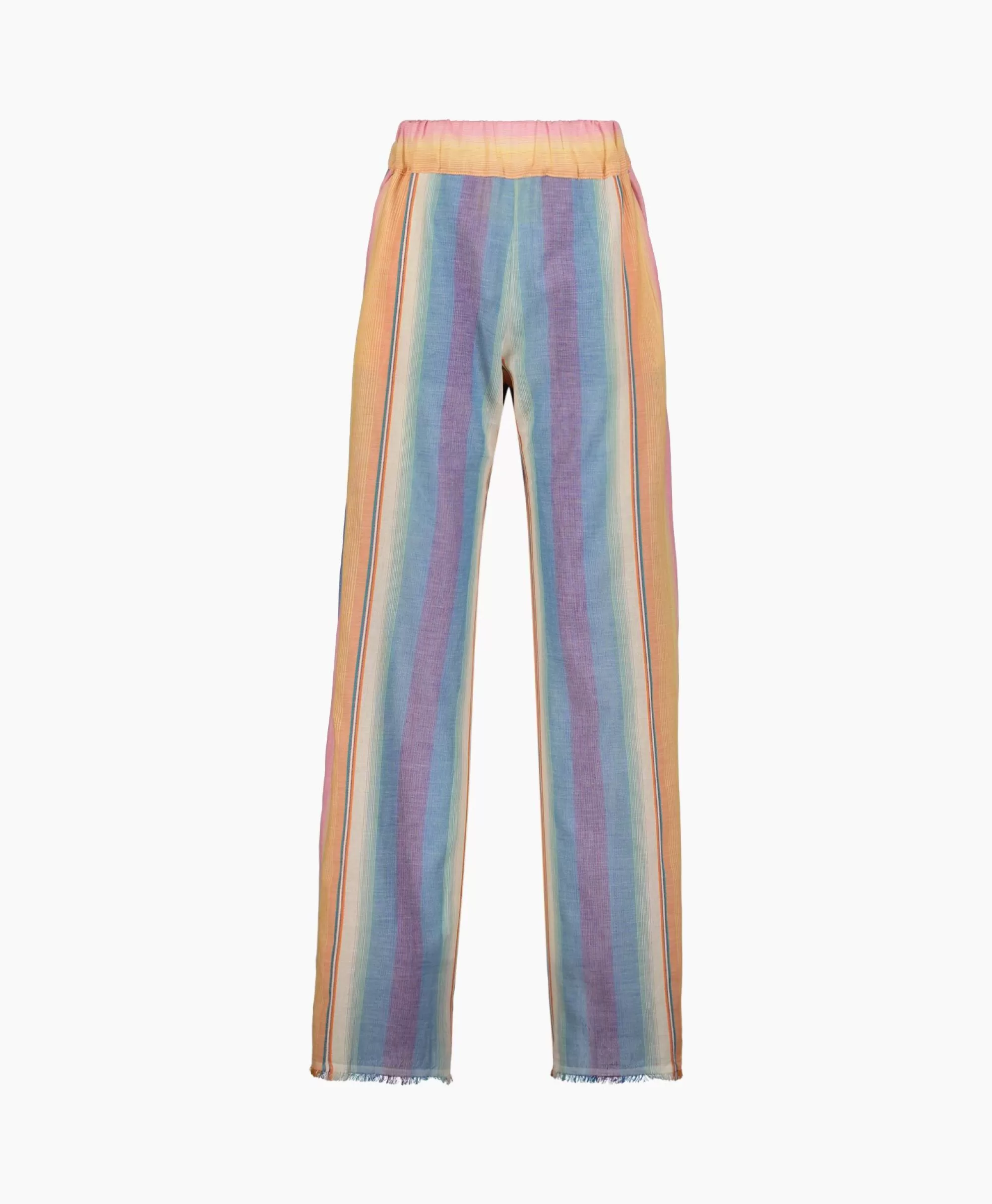 Broeken*Sea Me Happy Pantalon Super Woody Multicolor Licht Geel