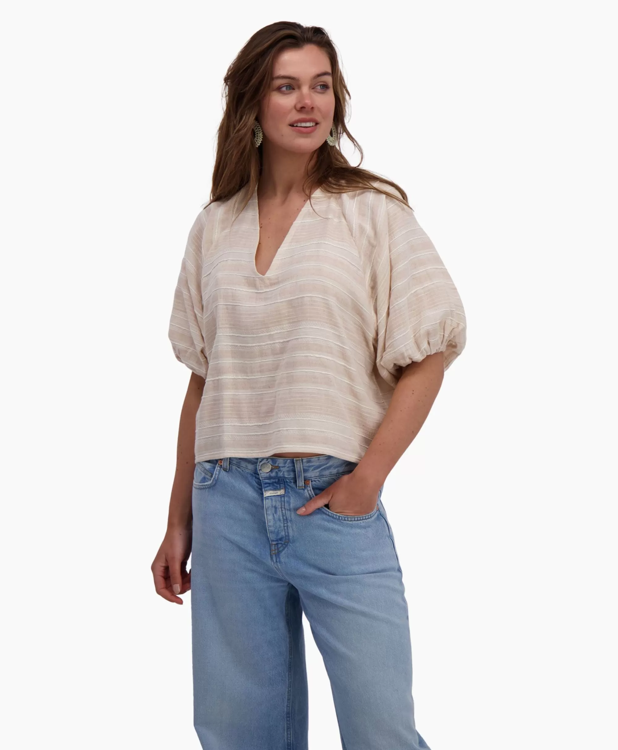 T-Shirts & Tops*Sea Me Happy Top Hapiti Six Senses Beige