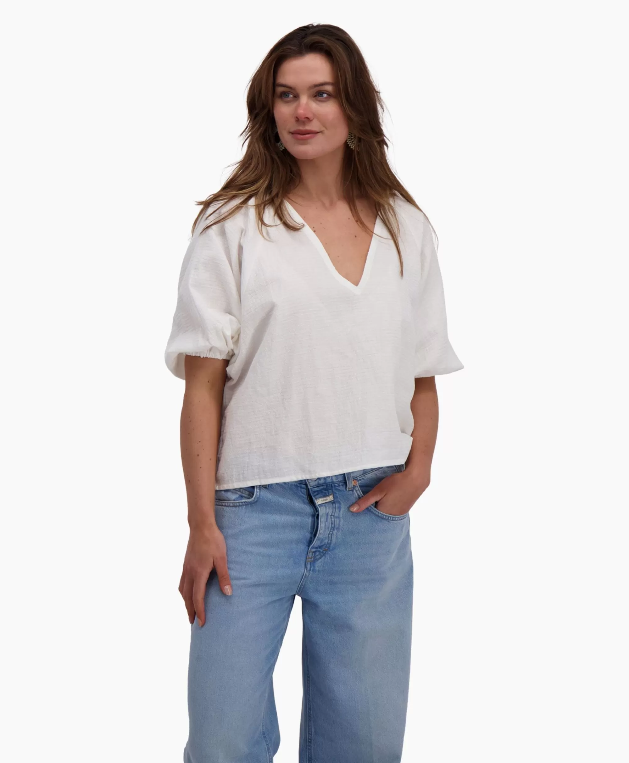 T-Shirts & Tops*Sea Me Happy Top Hapiti Six Senses Off White