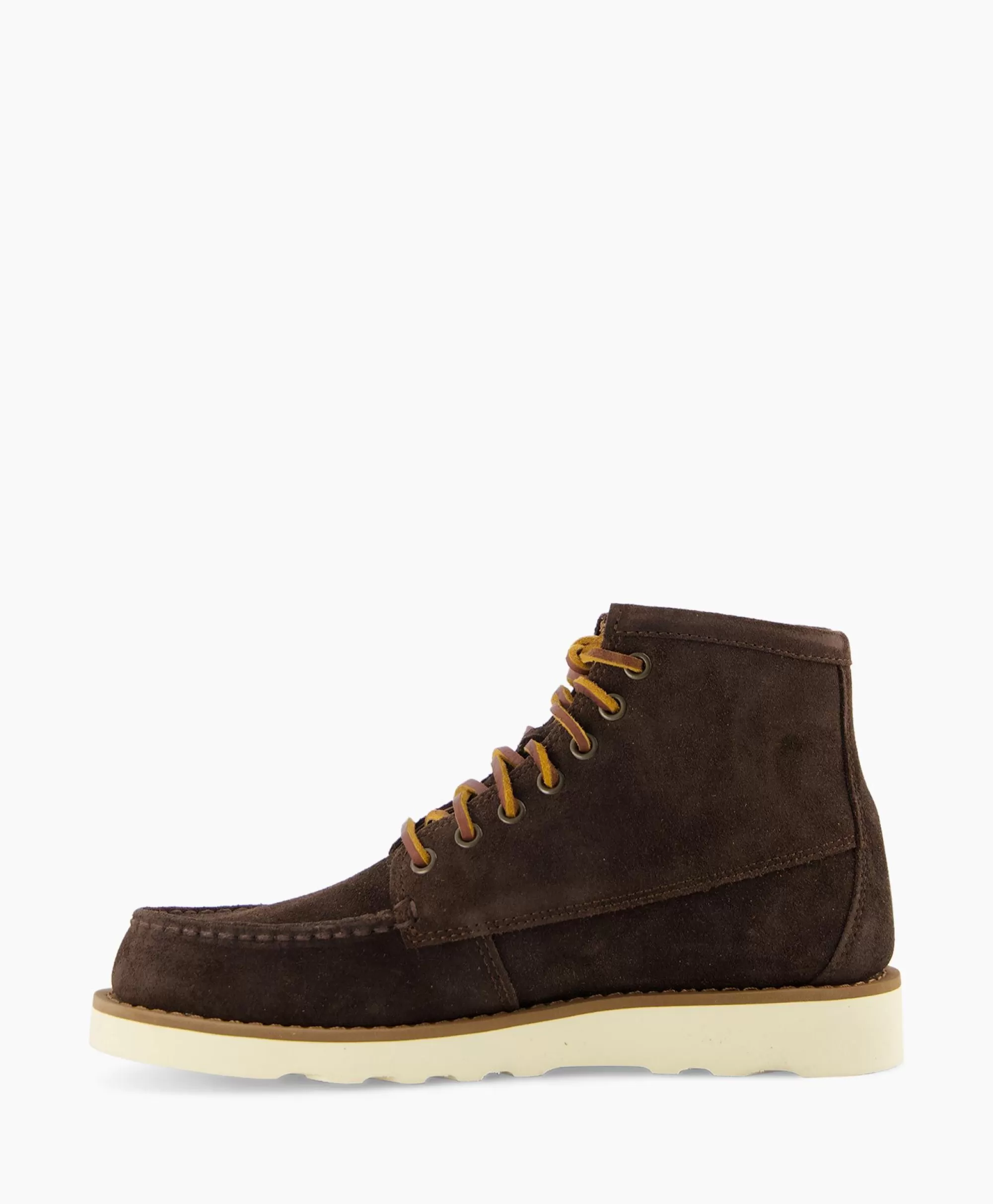 Laarzen*Sebago Veterboot Tala High Oiled Suede Donker Bruin