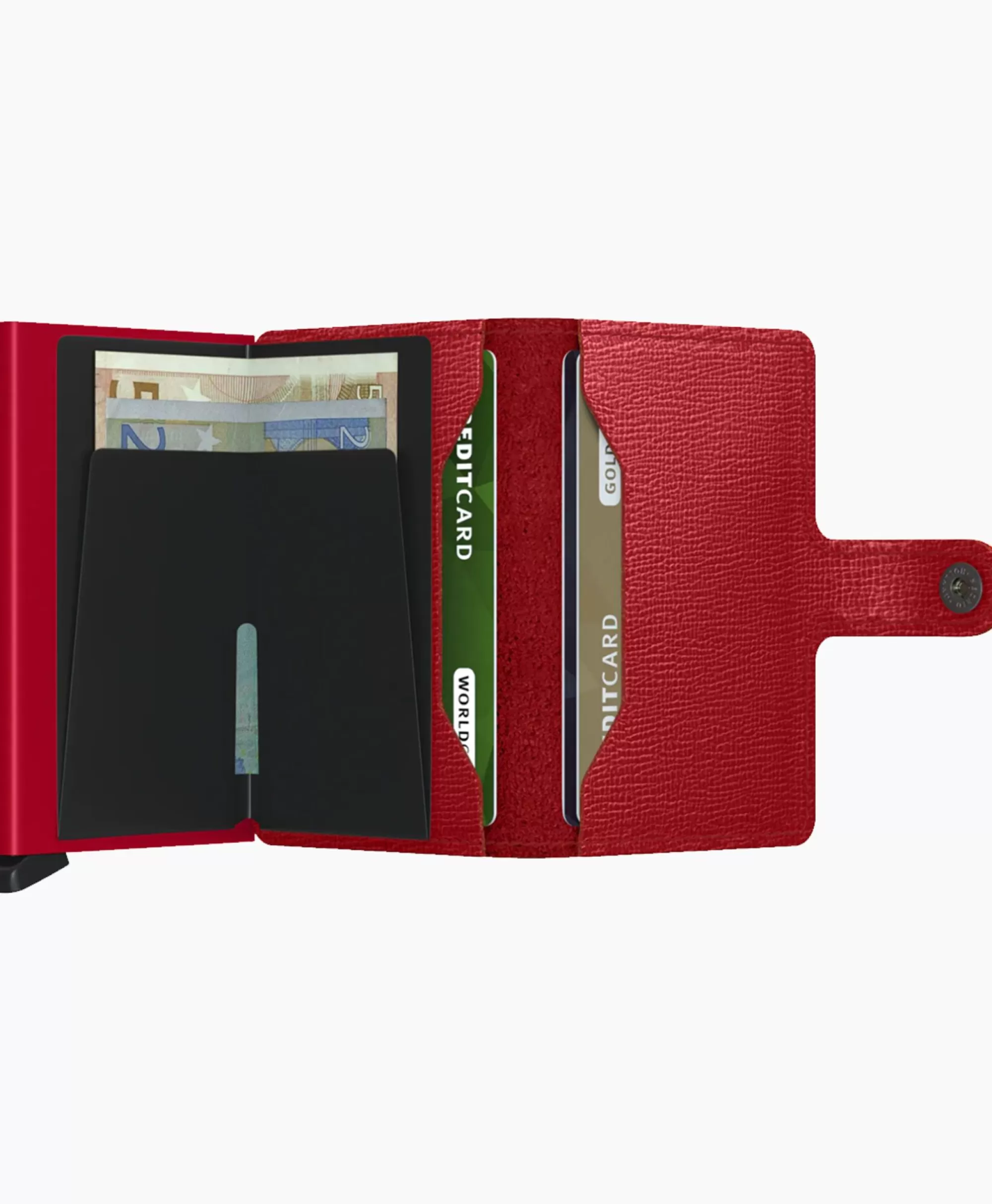 Portemonnees*Secrid Portemonnee Miniwallet Crisple Rood