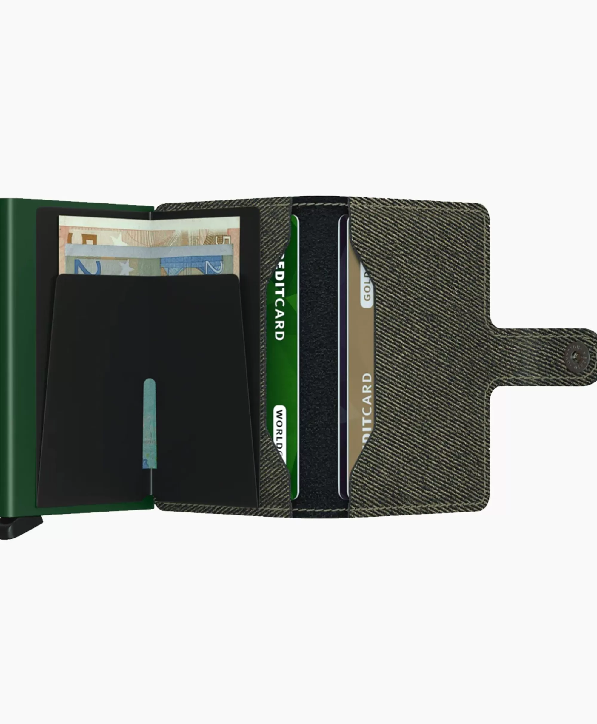 Portemonnees*Secrid Portemonnee Miniwallet Twist Groen