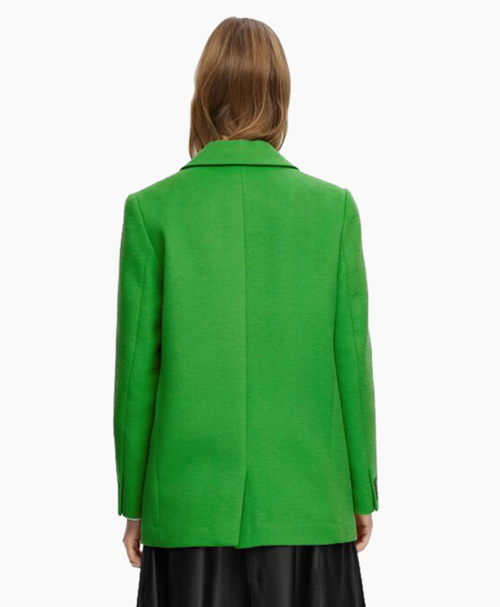 Blazers*Selected Femme Blazer Sasja Wool B Groen