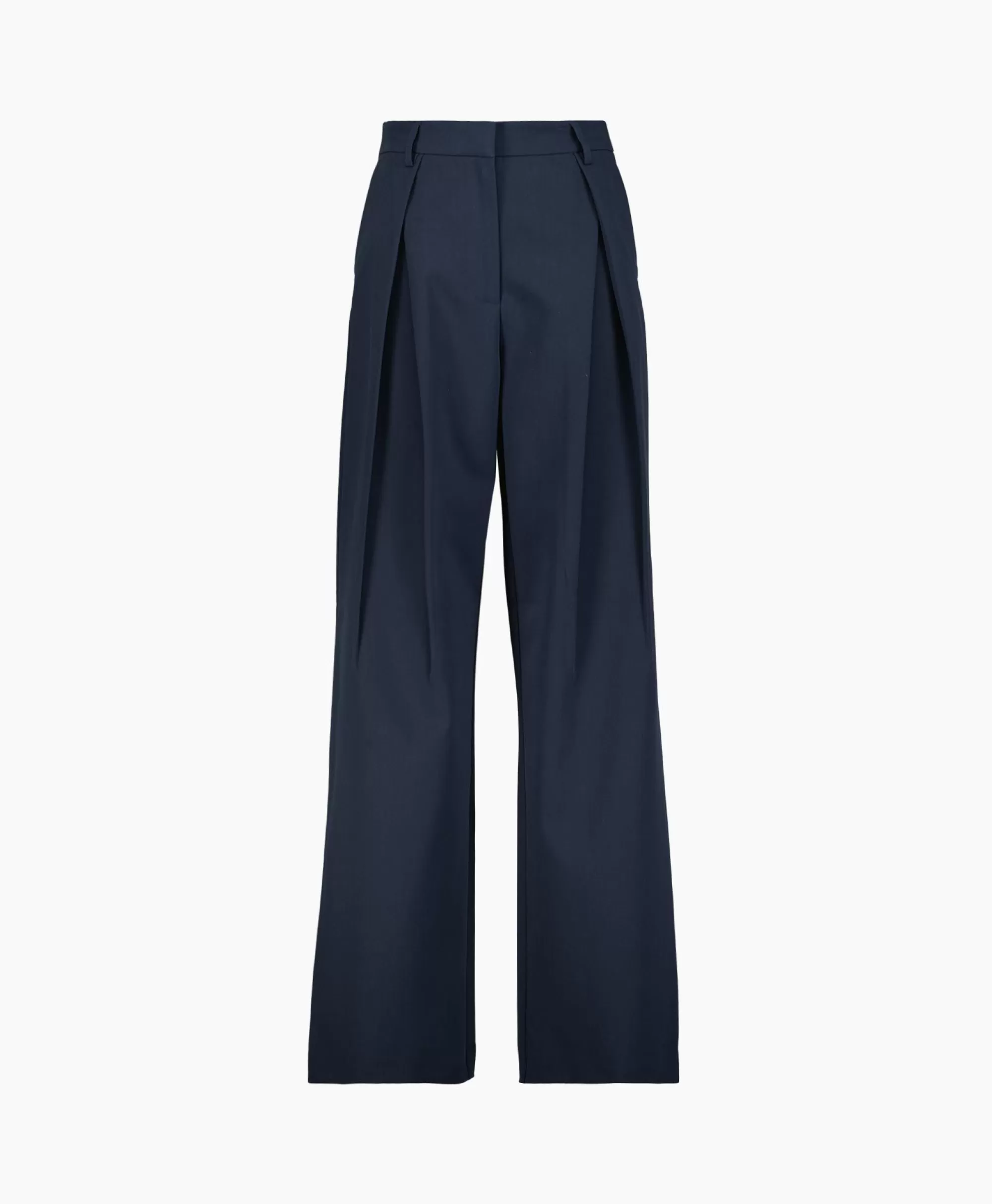 Broeken*Selected Femme Pantalon Blake Hw Pant Ex Donker Blauw