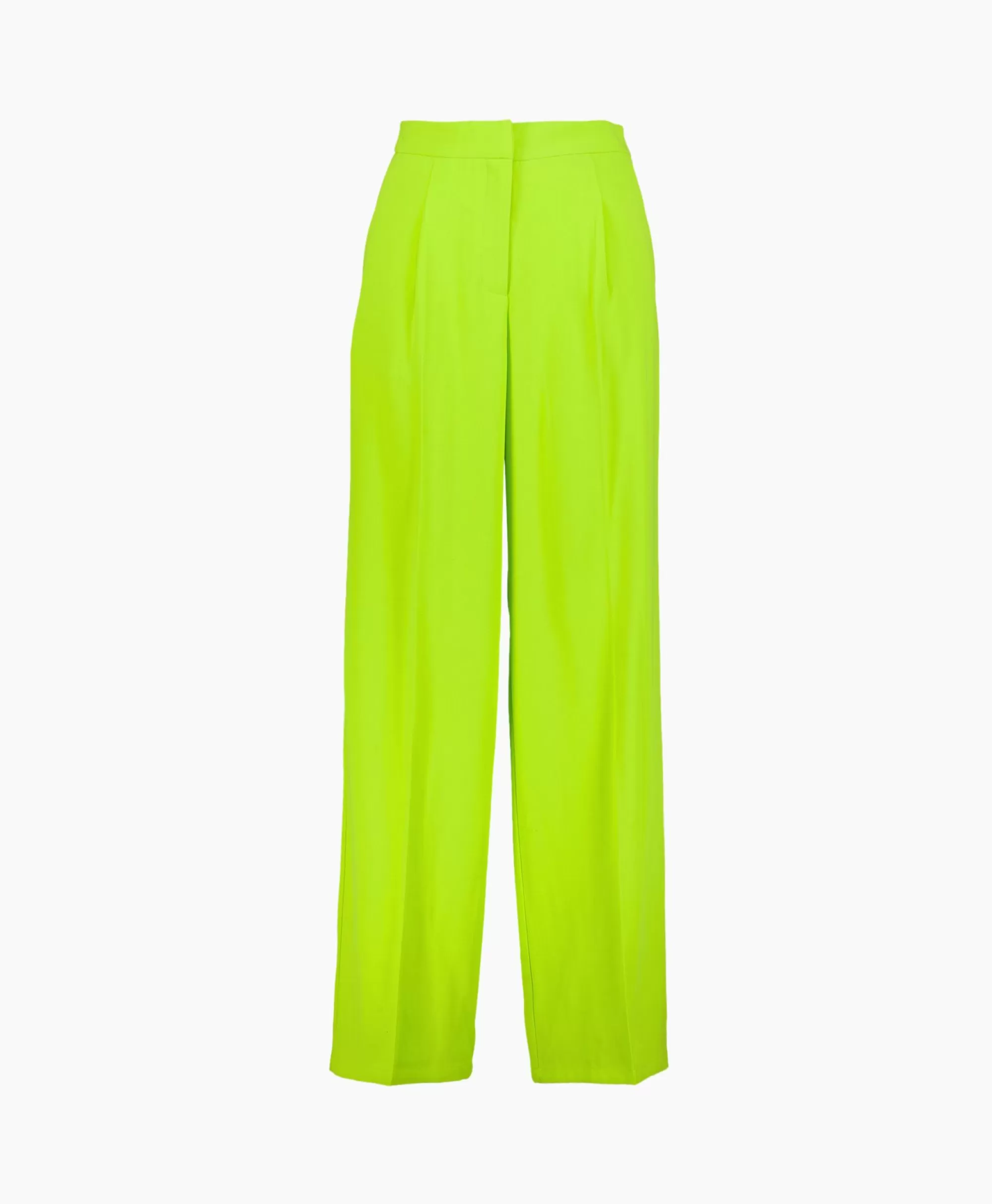 Broeken*Selected Femme Pantalon Tinni Mw Wide Pant N Noos Groen