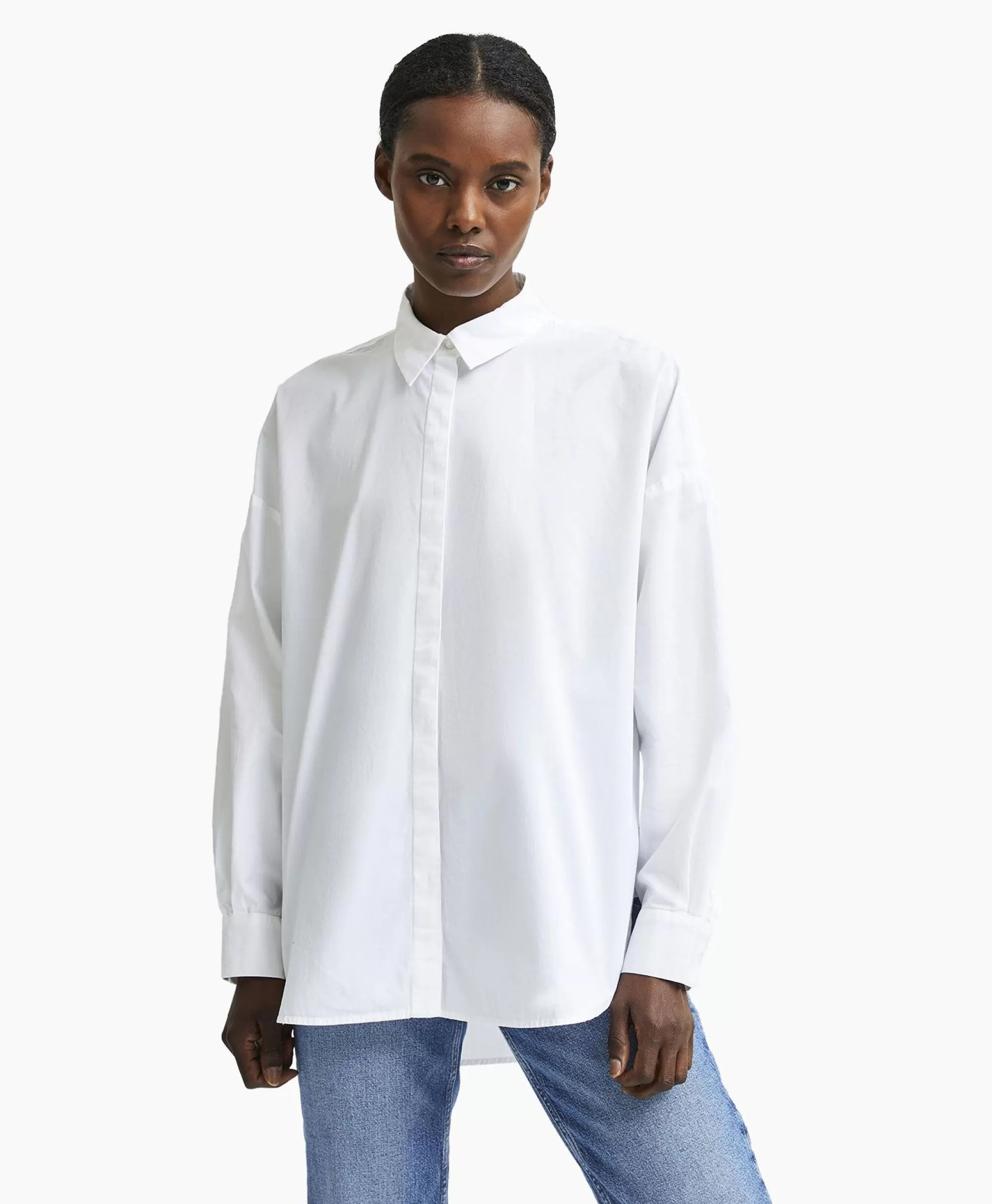 Blouses*Selected Femme Blouse Hema Ls Shirt B Noos Wit