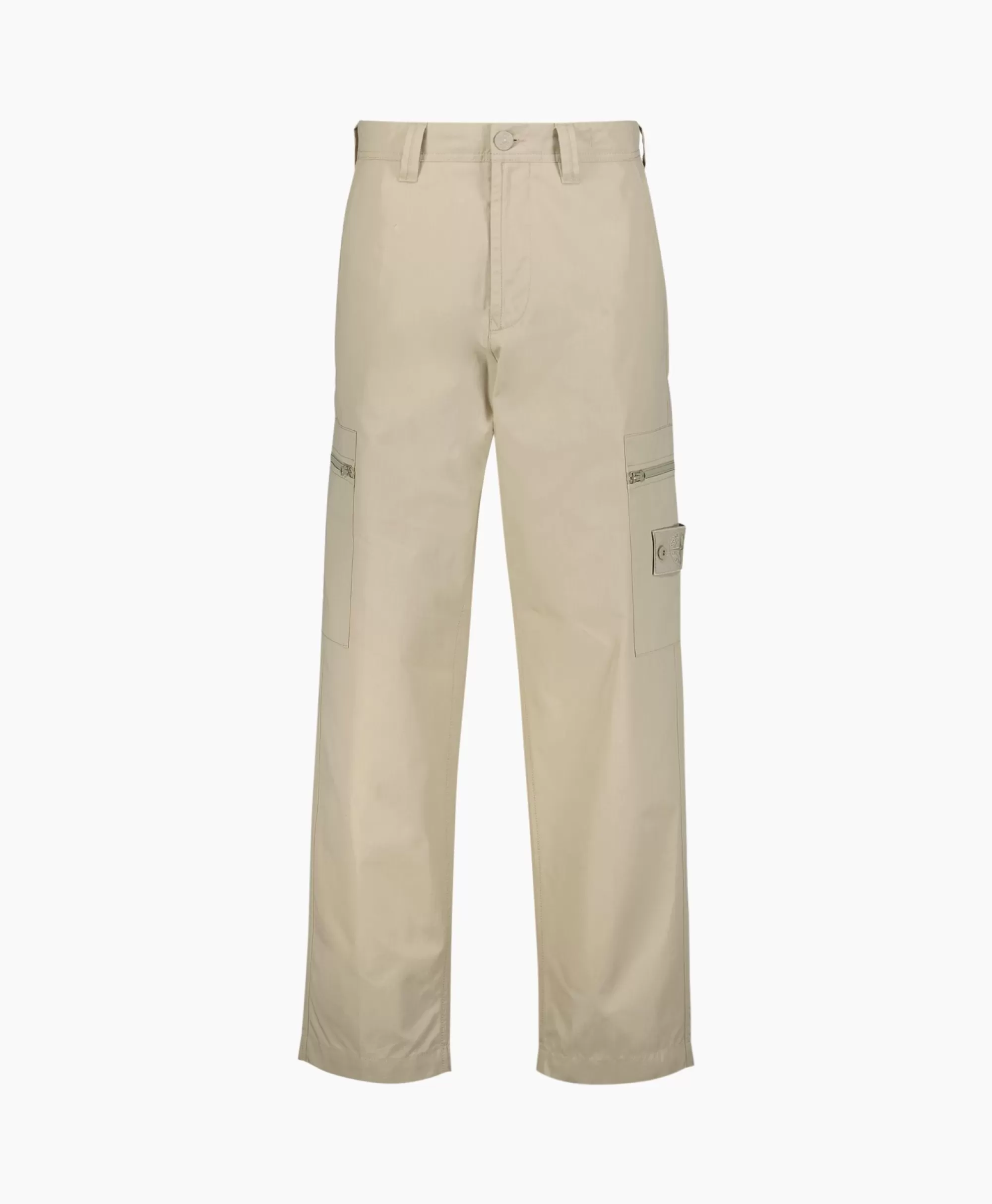 Broeken*Stone Island Broek 319F1 Ghost Piece Beige