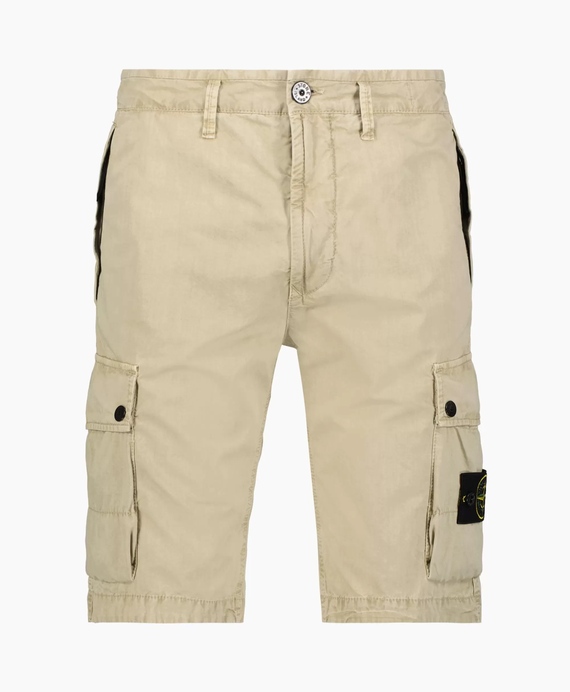 Broeken*Stone Island Korte Broek L11Wa Beige