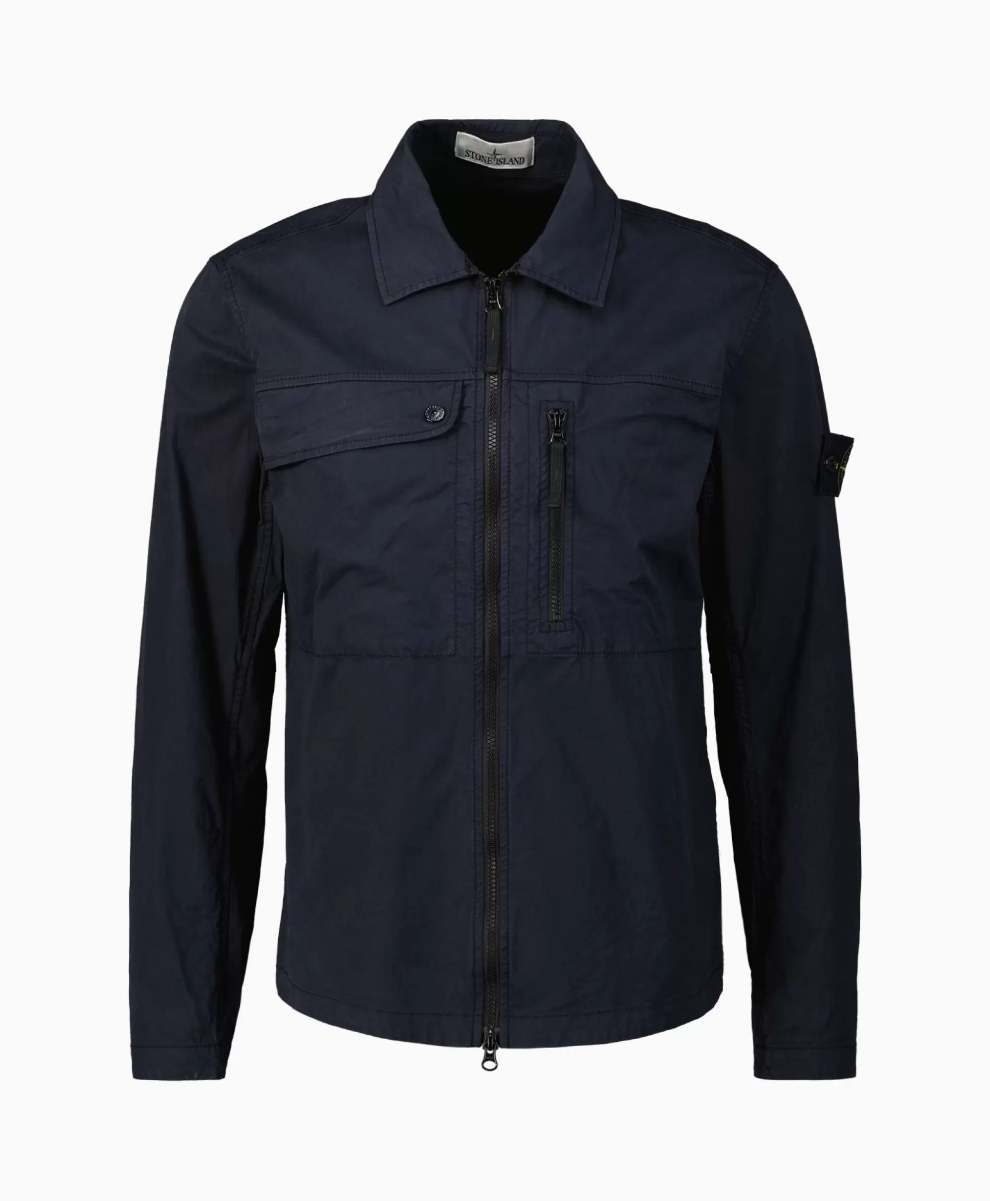 Jassen*Stone Island Overshirt 10210 Donker Blauw