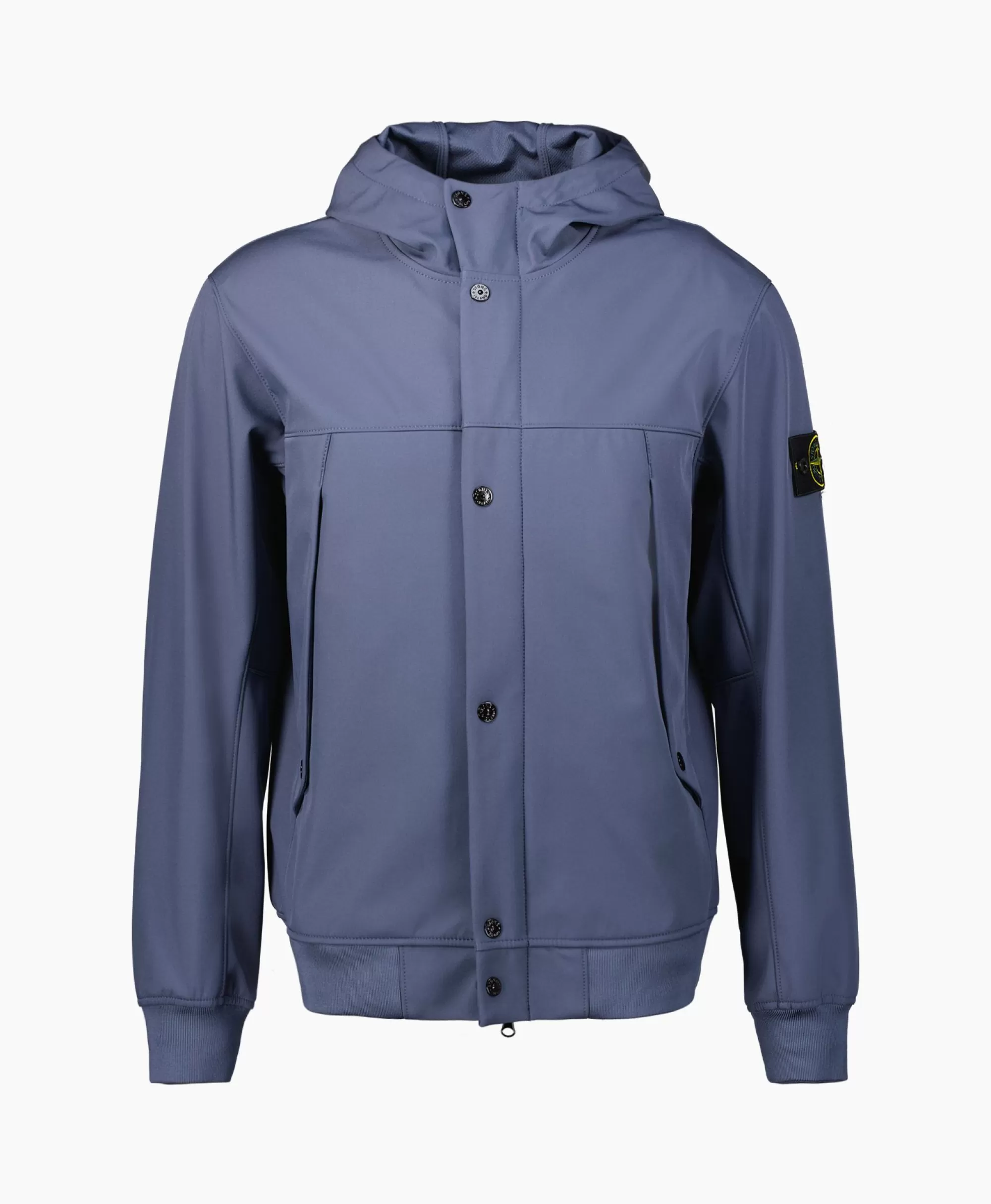 Jassen*Stone Island Softshell Jas 40227 Donker Blauw