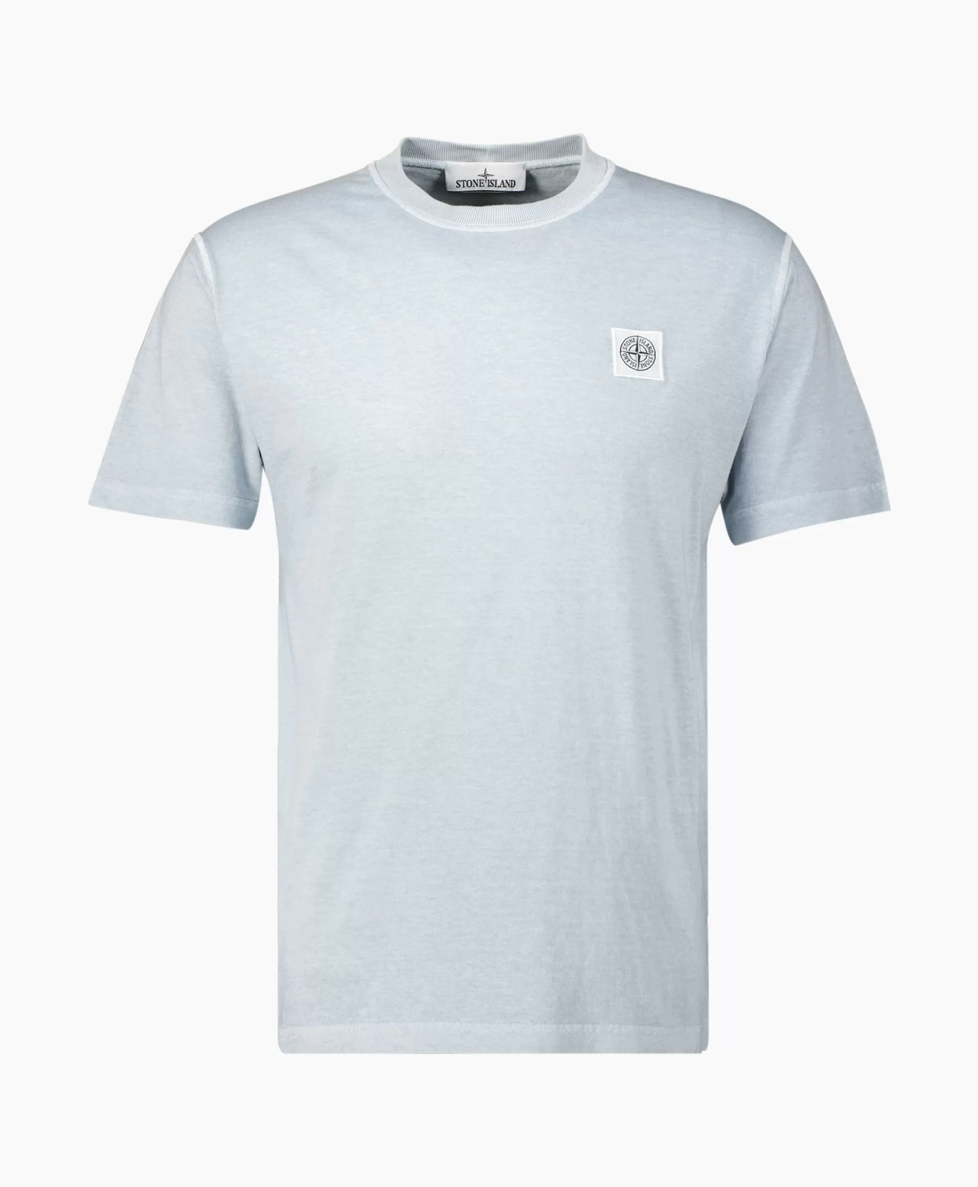 T-Shirts*Stone Island T-Shirt 23757 Licht Blauw