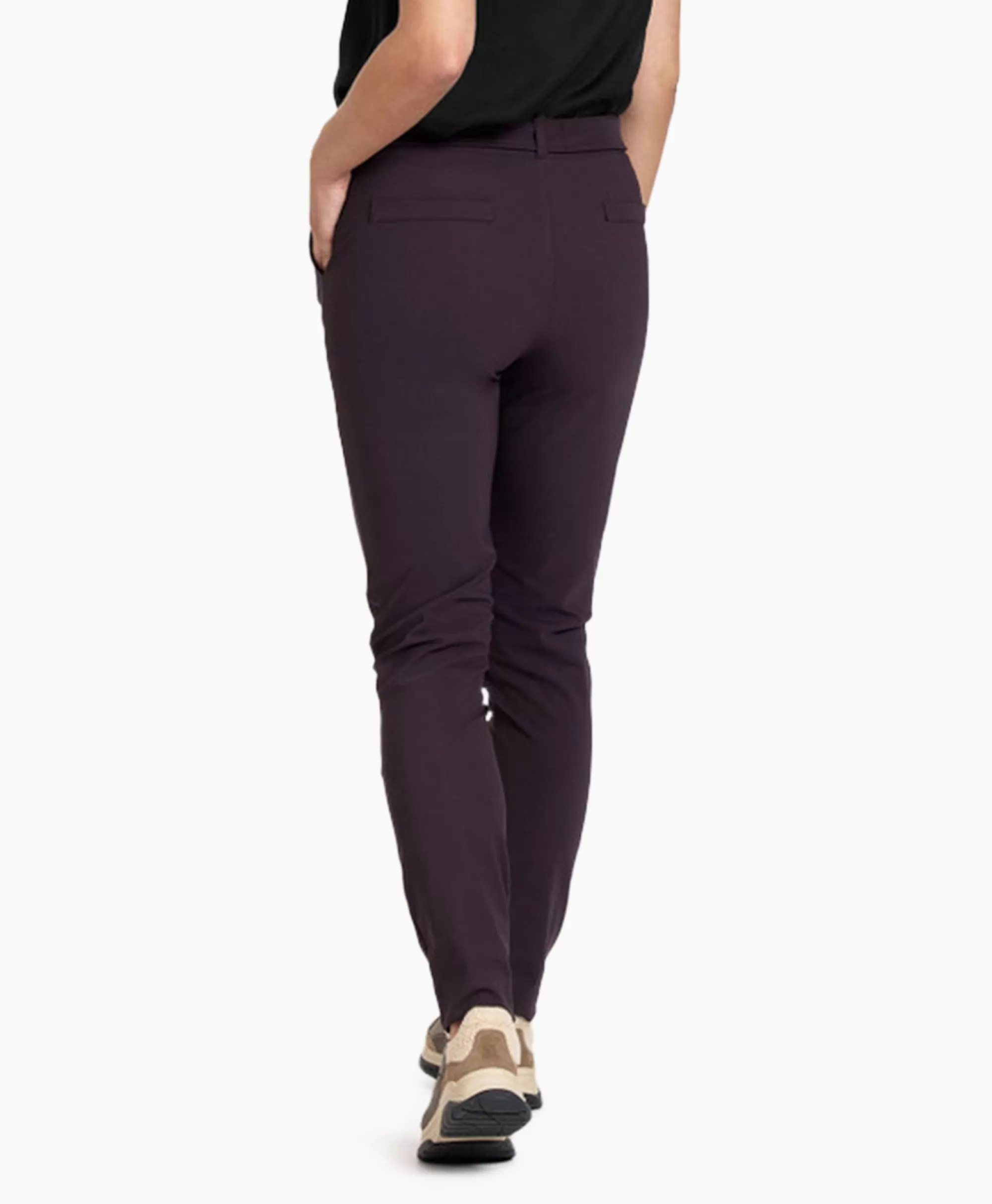 Broeken*Studio Anneloes Broek Katlyn Bonded Trousers Bruin