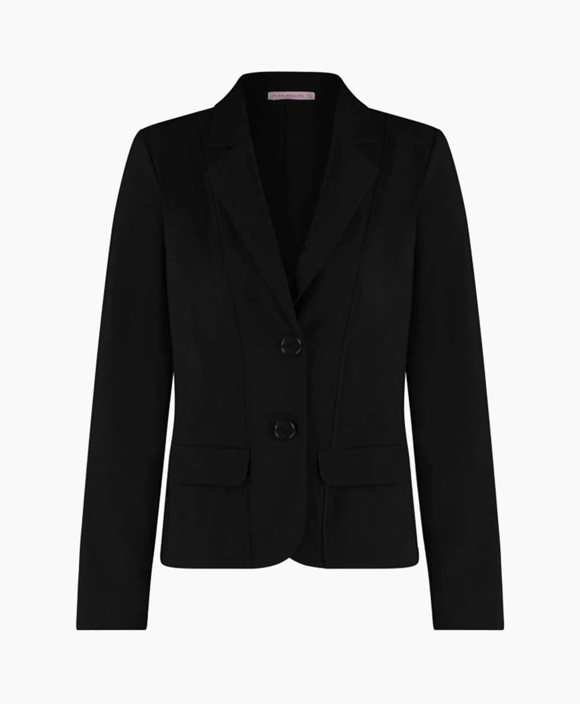 Blazers*Studio Anneloes Jasje Bright Bonded Blazer Zwart