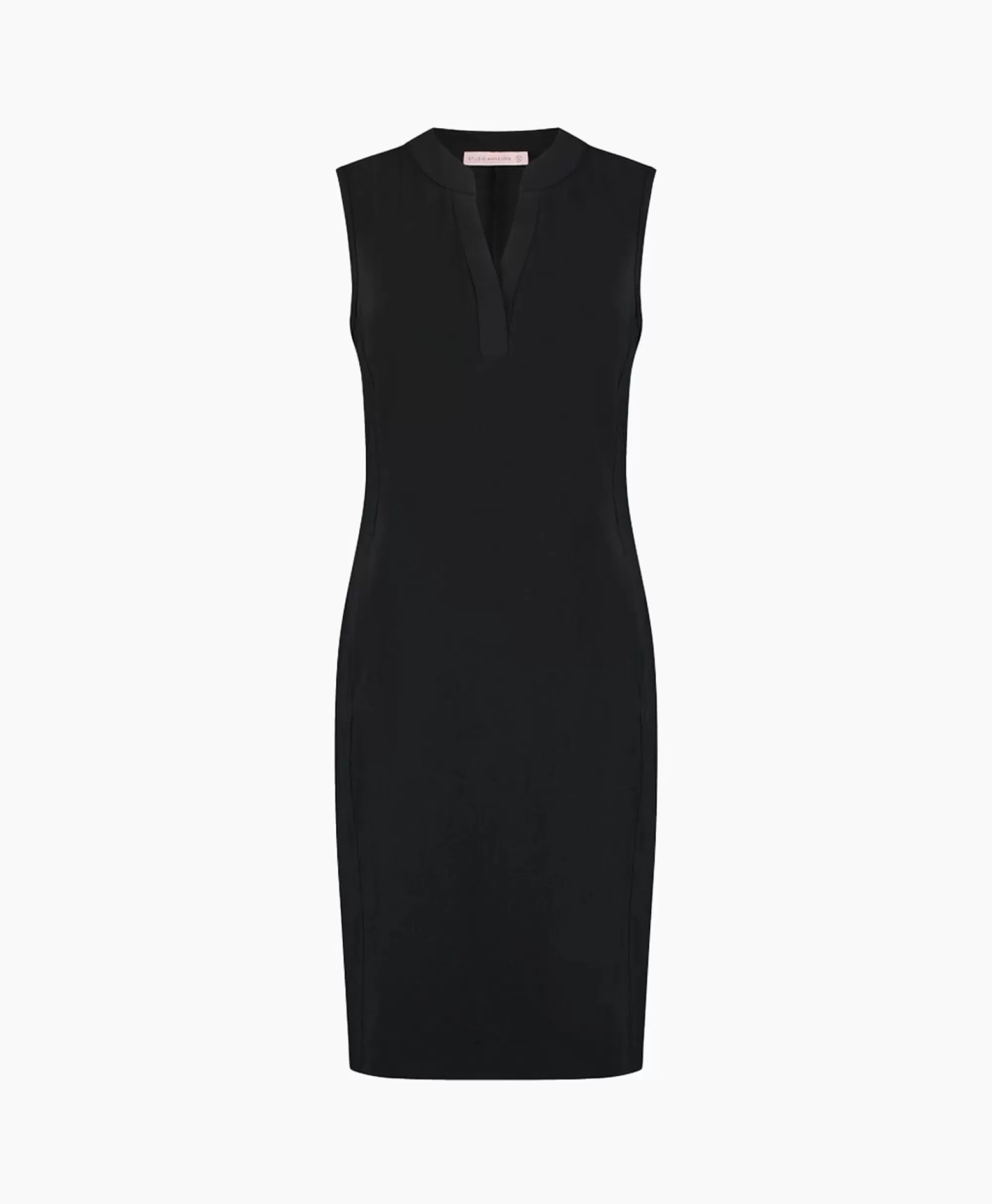 Jurken*Studio Anneloes Jurk Simplicity Sls Dress Zwart