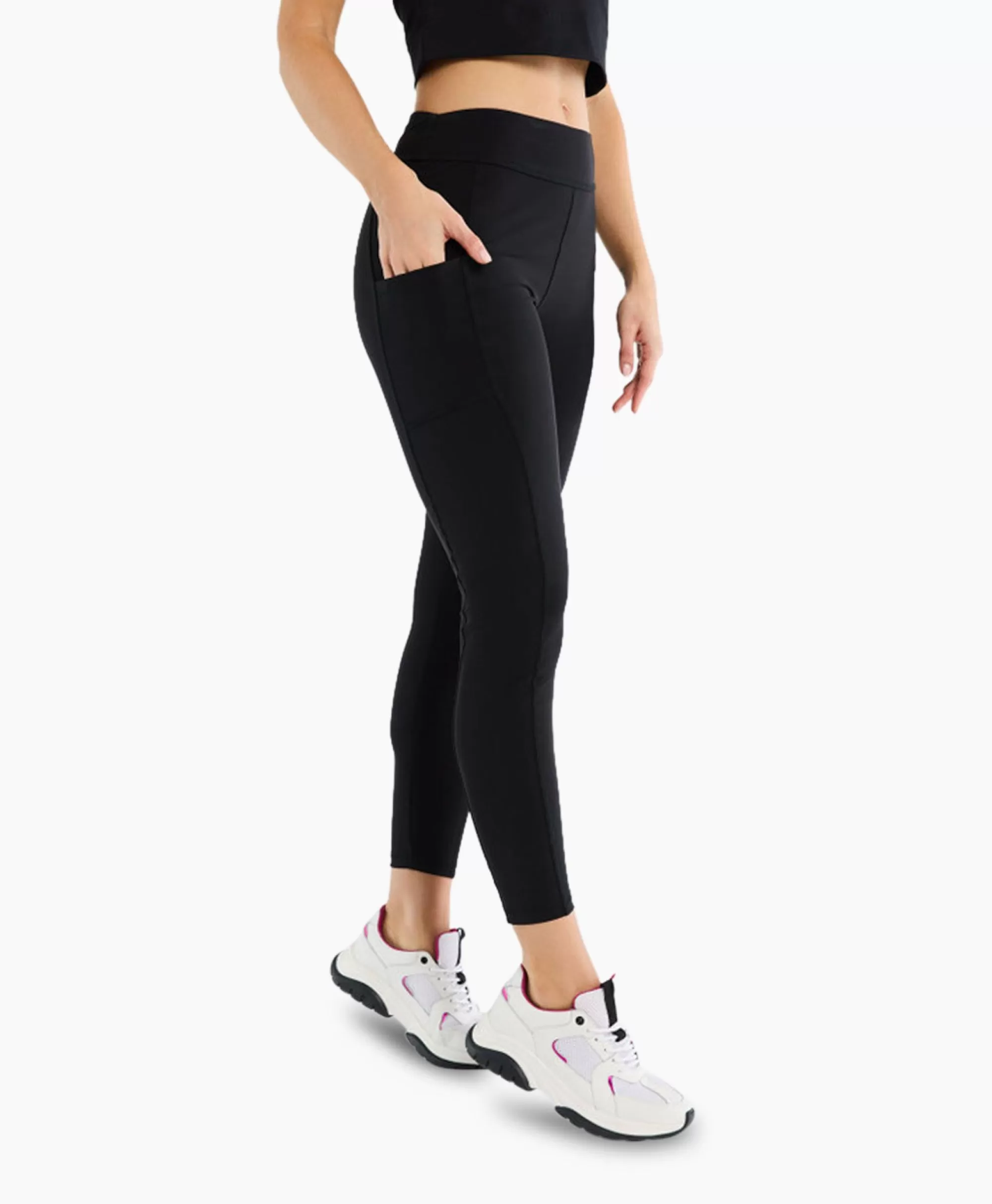 Broeken*Studio Anneloes Legging Sa Sport Fleece Zwart Dessin