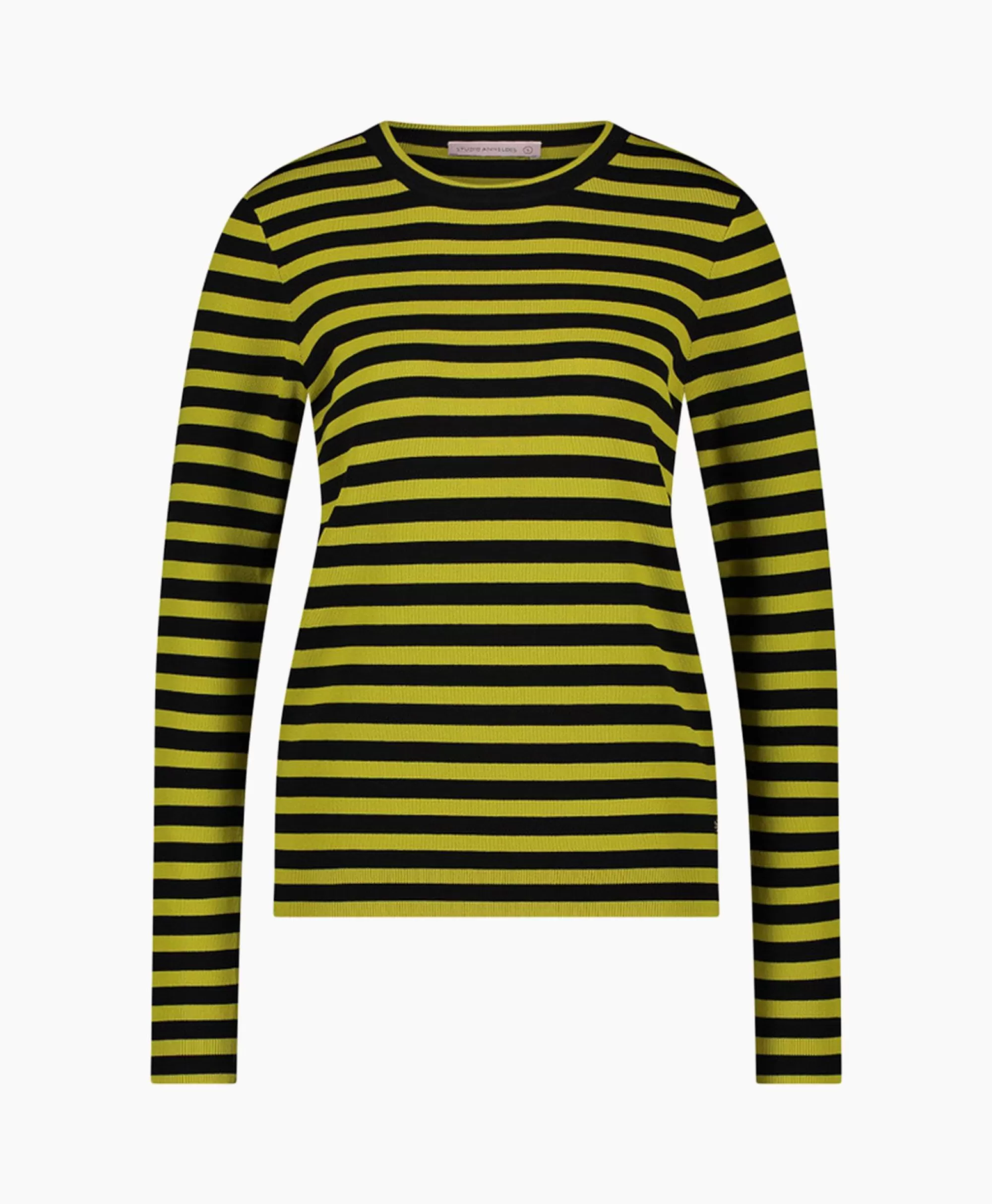 Truien*Studio Anneloes Pullover Luna Stripe Zwart Dessin