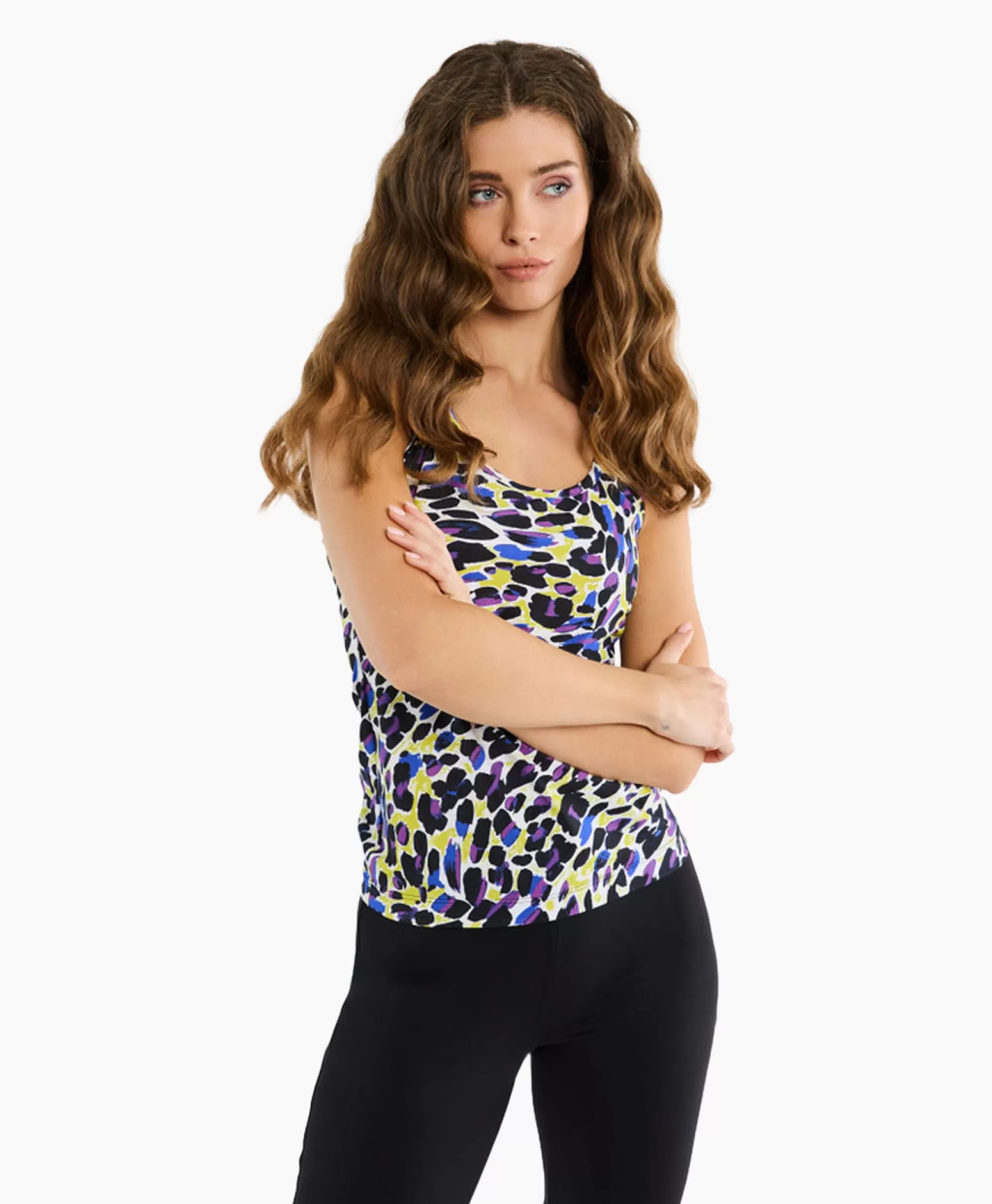 T-Shirts & Tops*Studio Anneloes Top Sa Sport Singlet Animal Combo L