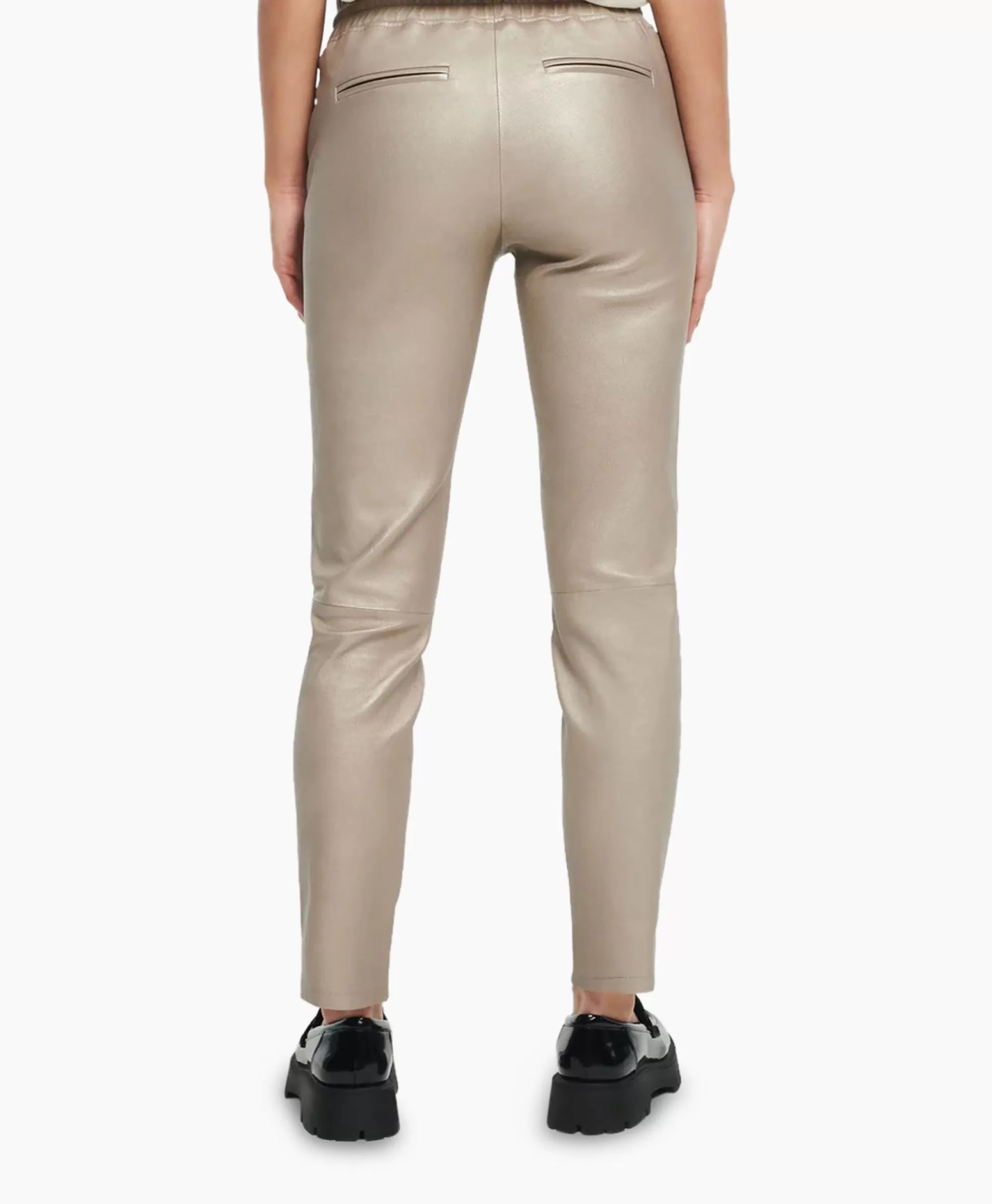 Broeken*Studioar By Arma Pantalon Naomi Stretch Plonge Beige