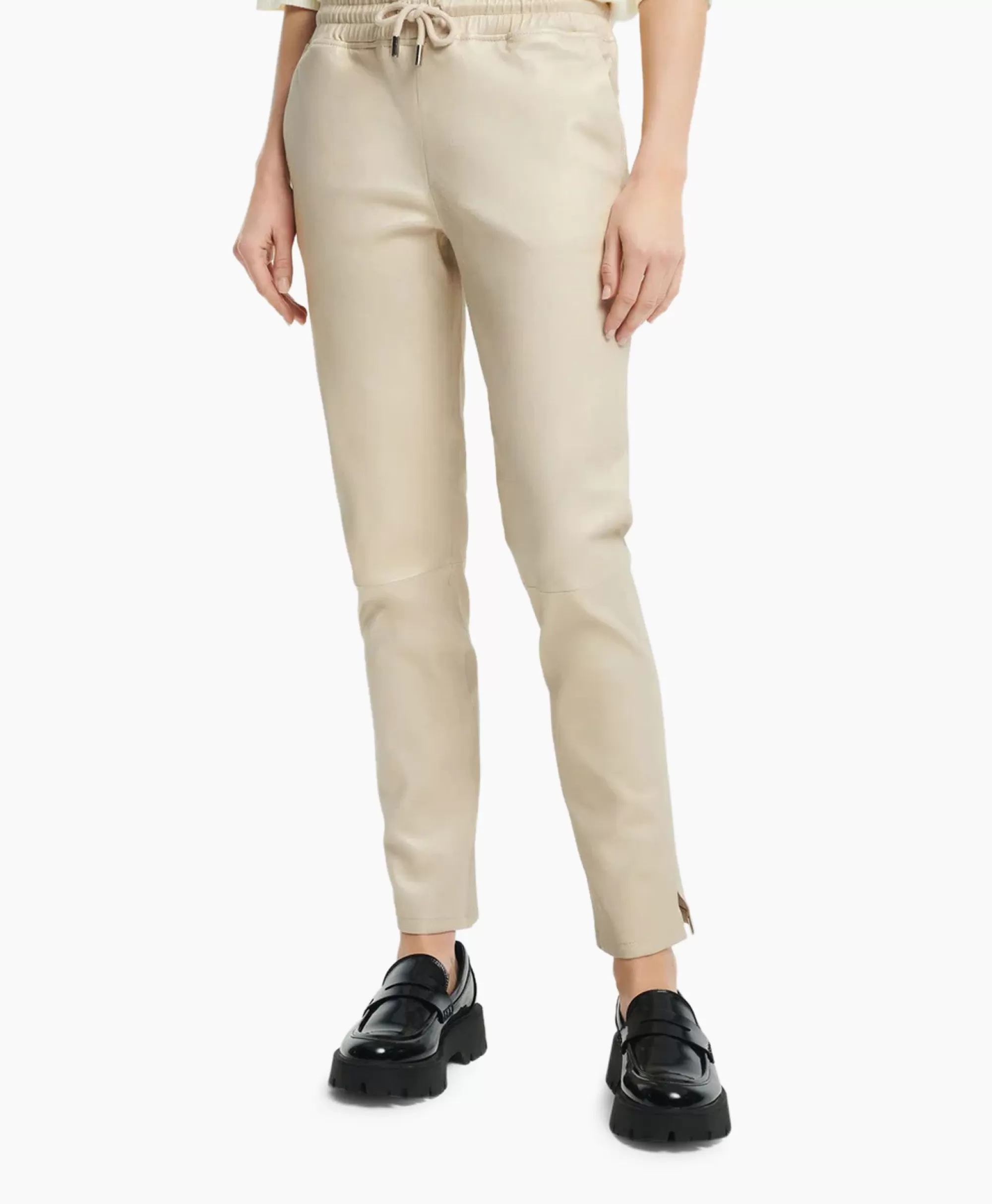 Broeken*Studioar By Arma Pantalon Naomi Stretch Plonge Licht Grijs