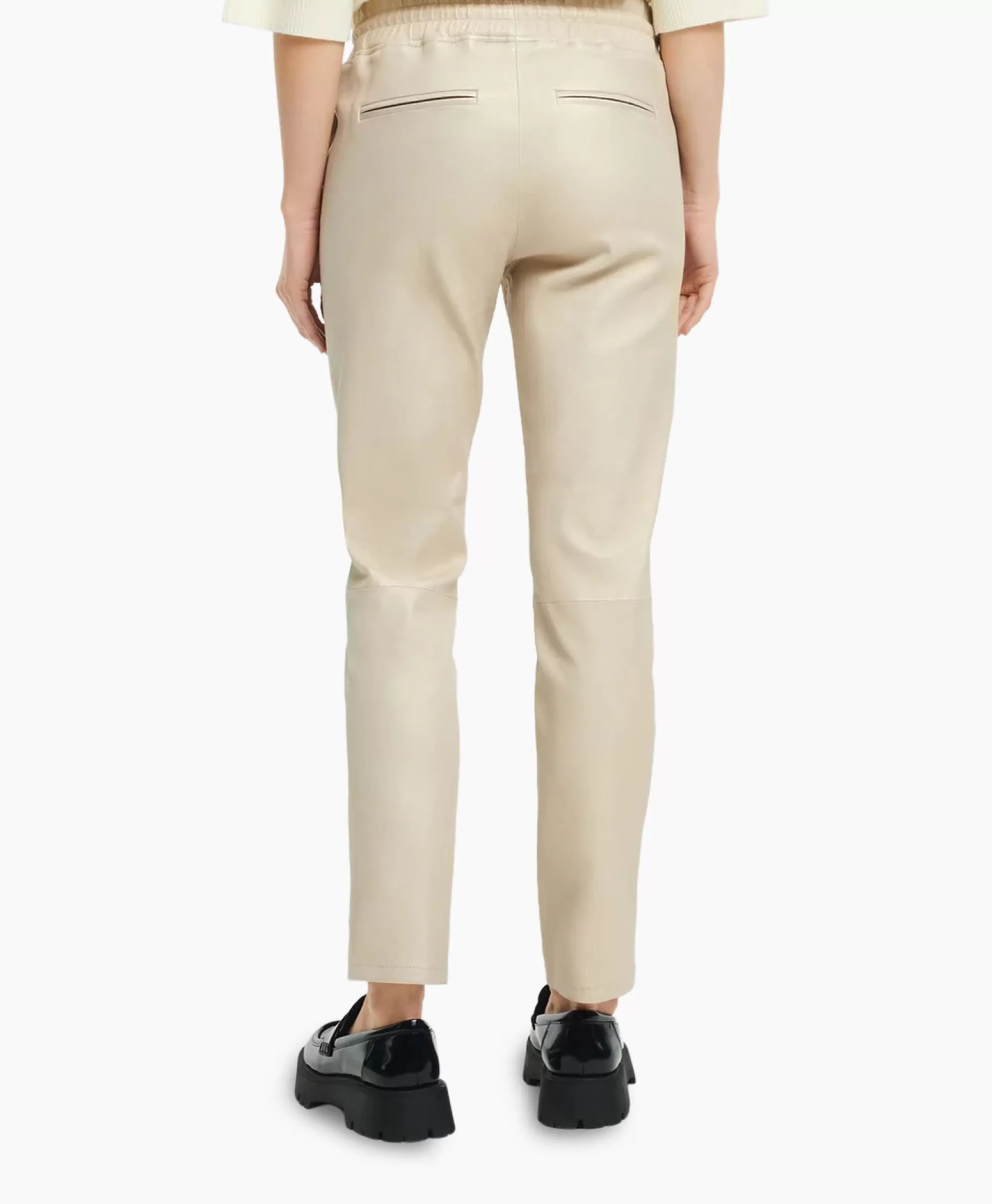 Broeken*Studioar By Arma Pantalon Naomi Stretch Plonge Licht Grijs