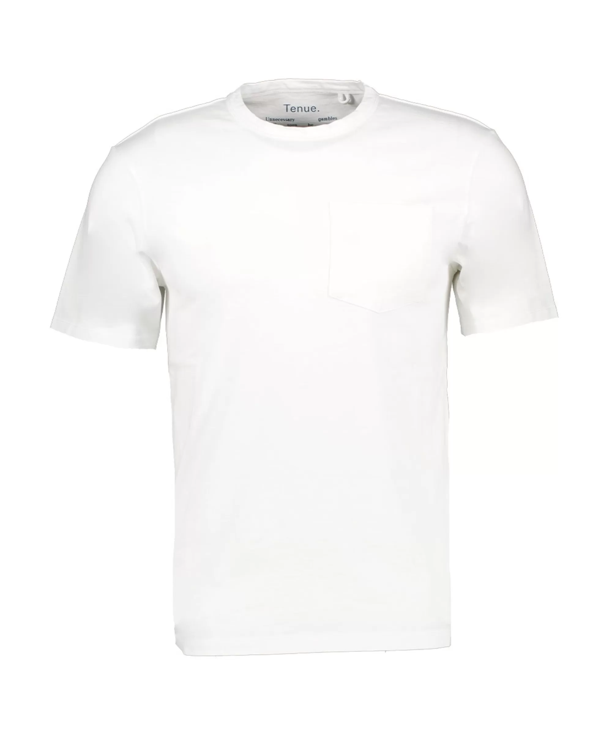 T-Shirts*Tenue. T-Shirt Korte Mouw John Wit