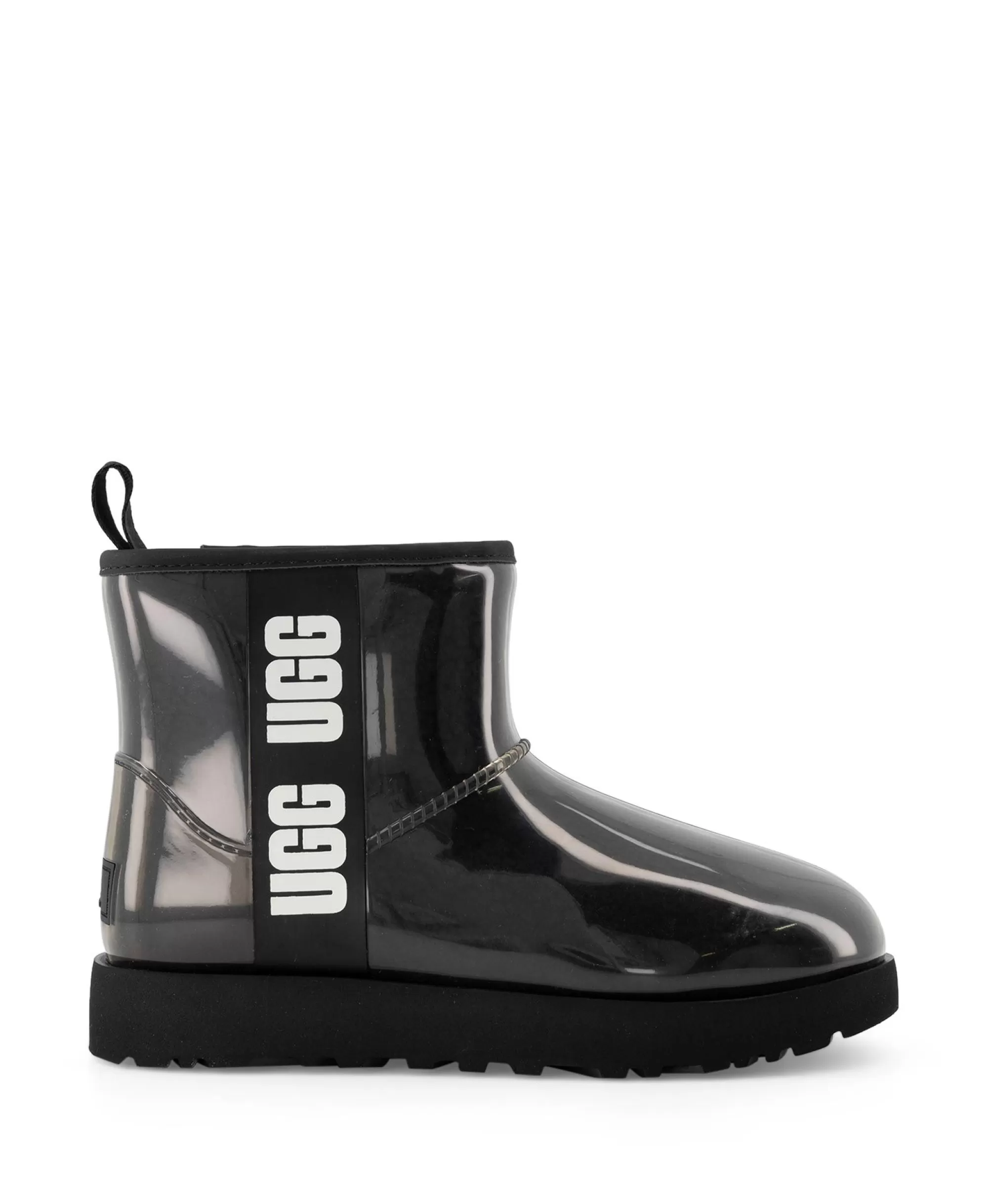 Laarzen*Ugg Enkellaars W Classic Clear Mini Zwart