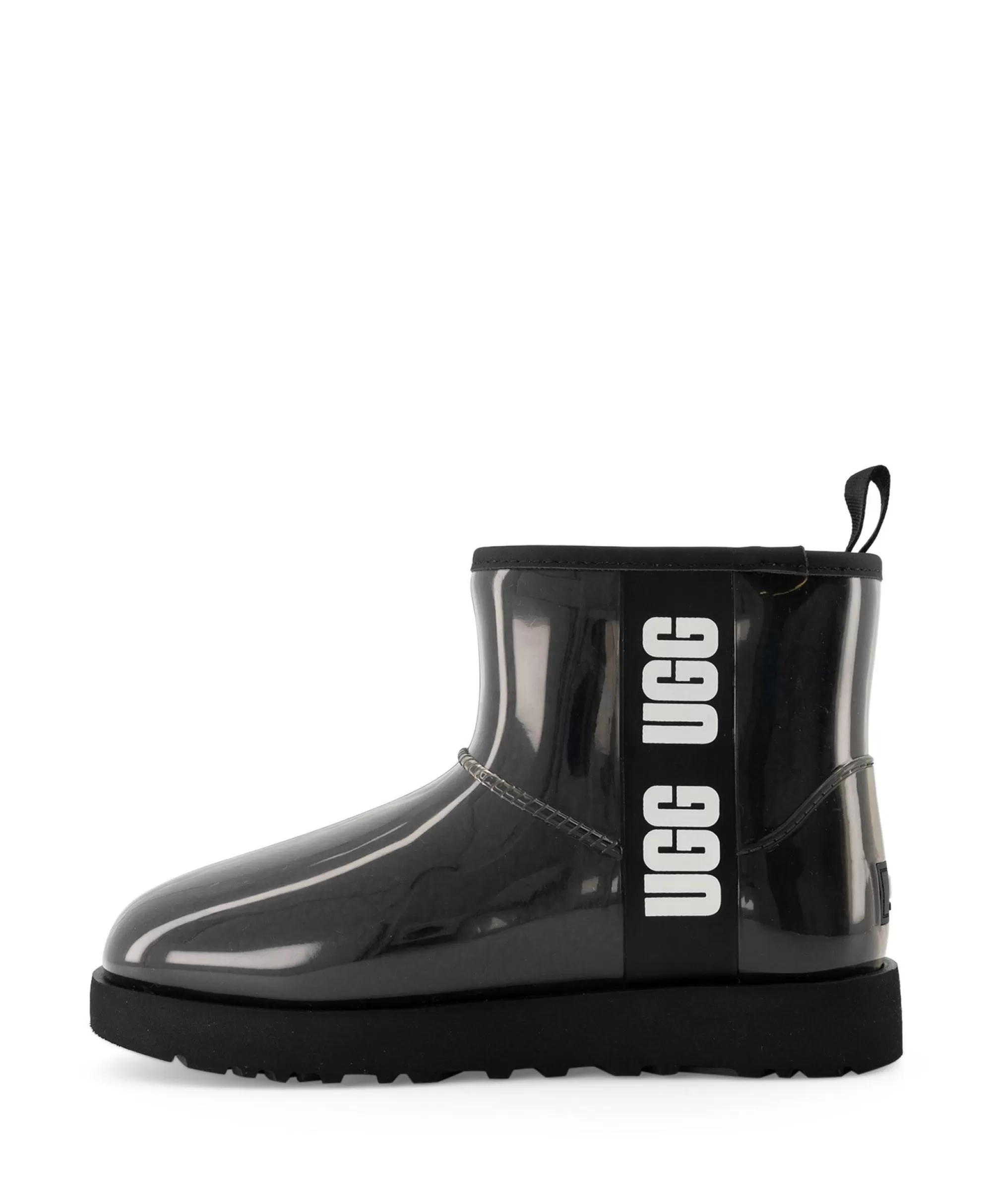 Laarzen*Ugg Enkellaars W Classic Clear Mini Zwart