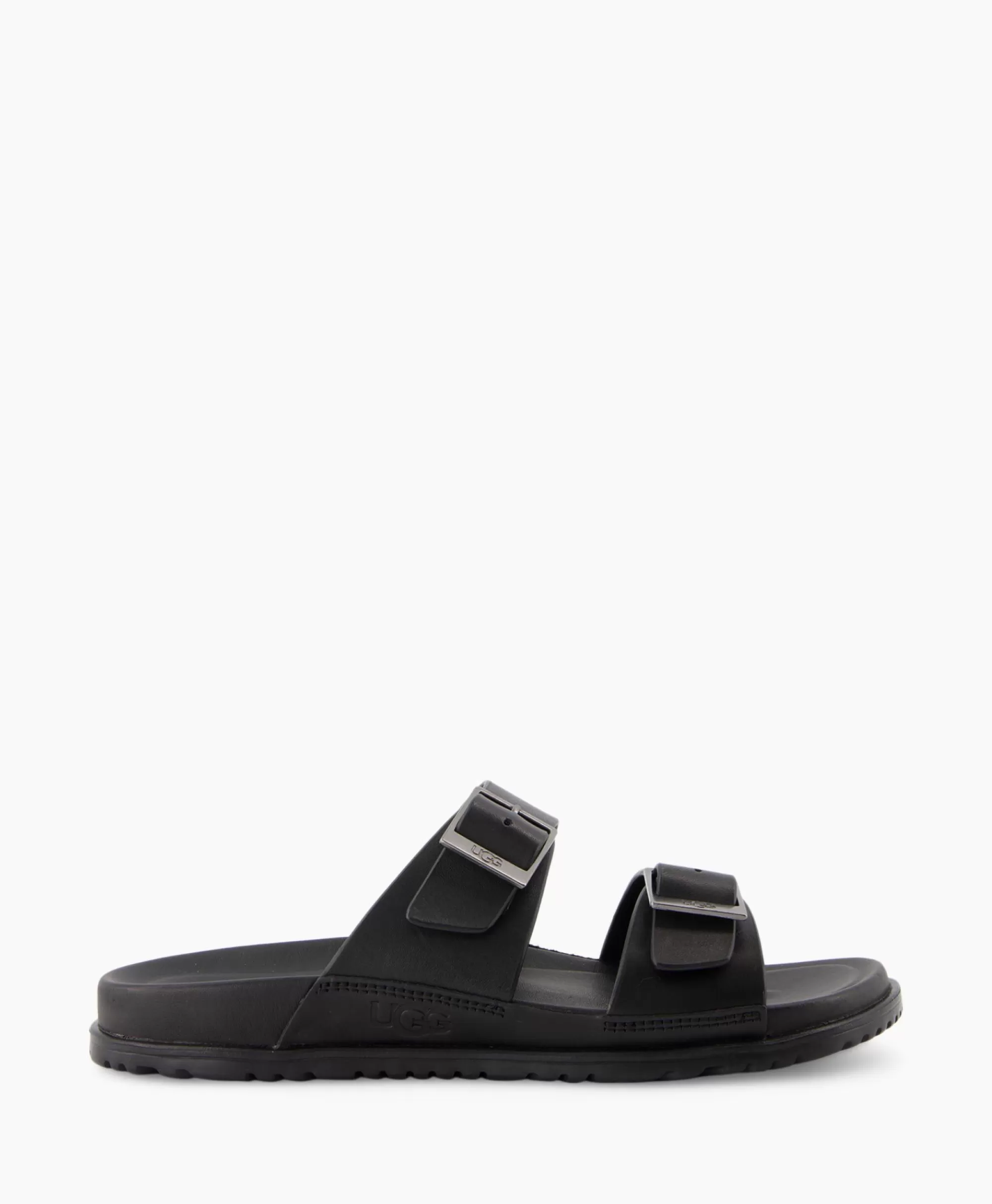 Sandalen*Ugg Sandaal Wainscott Buckle Slide Black Jeans