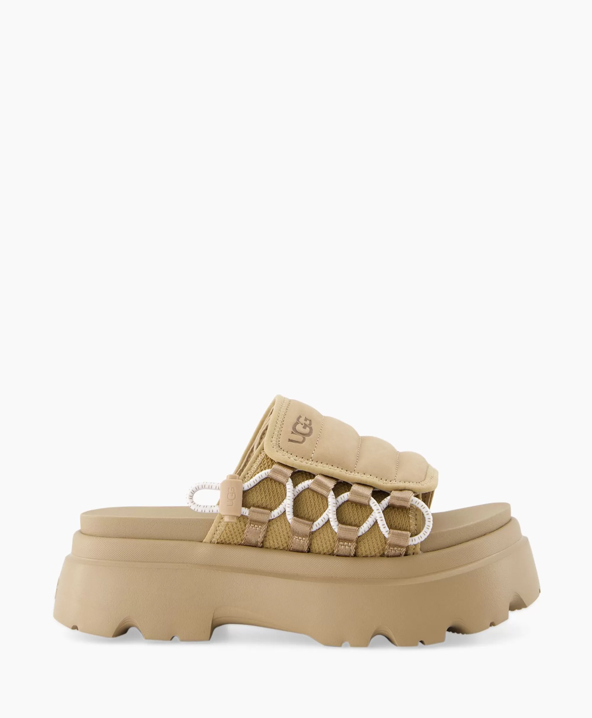 Sandalen*Ugg Sandaal Zonder Hak W Callie Beige