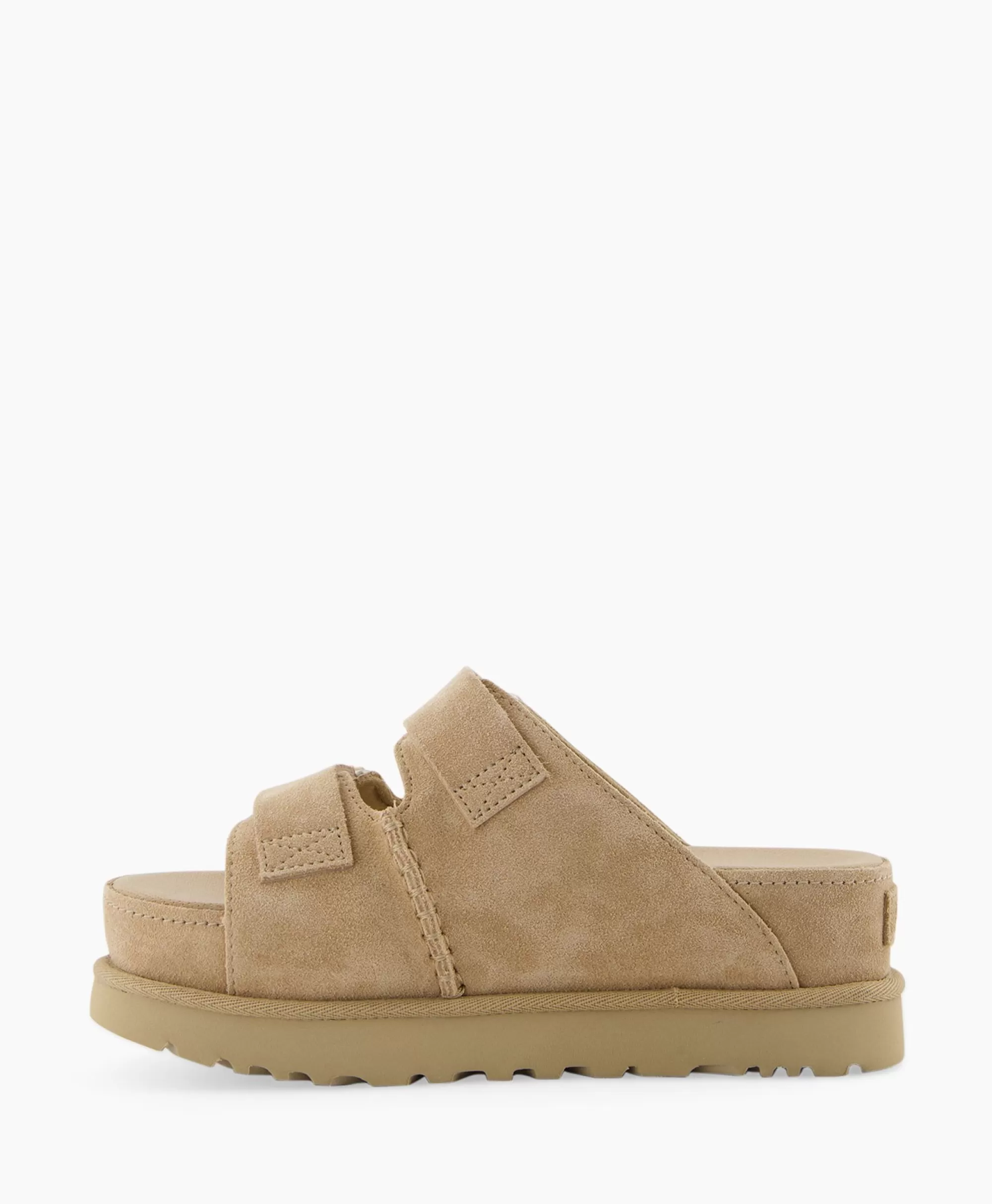 Sandalen*Ugg Sandaal Zonder Hak W Goldenstar Hi Slide Beige